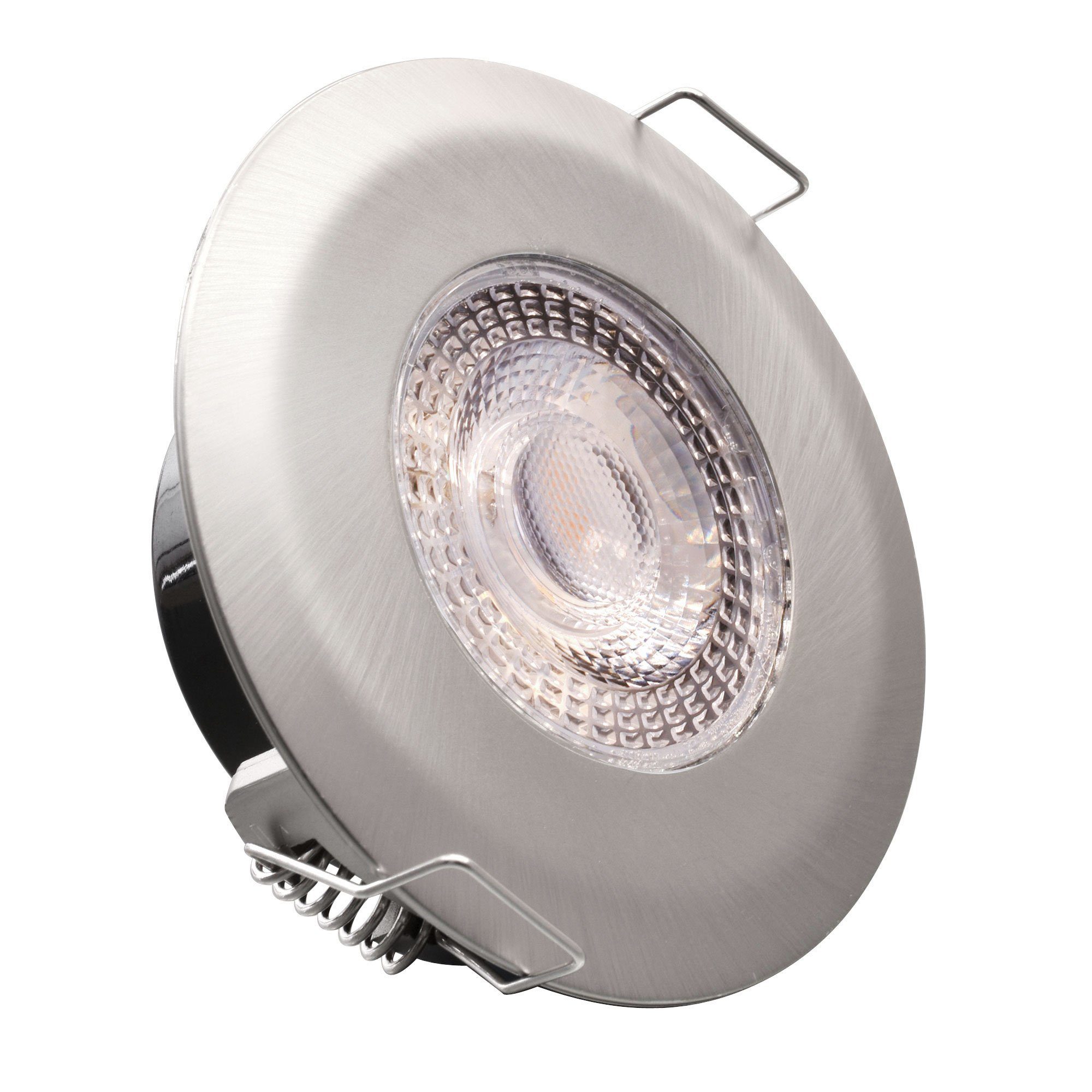 Maxkomfort LED Einbaustrahler Lumena, LED fest integriert, warmweiß 3000K, Bad Einbaustrahler