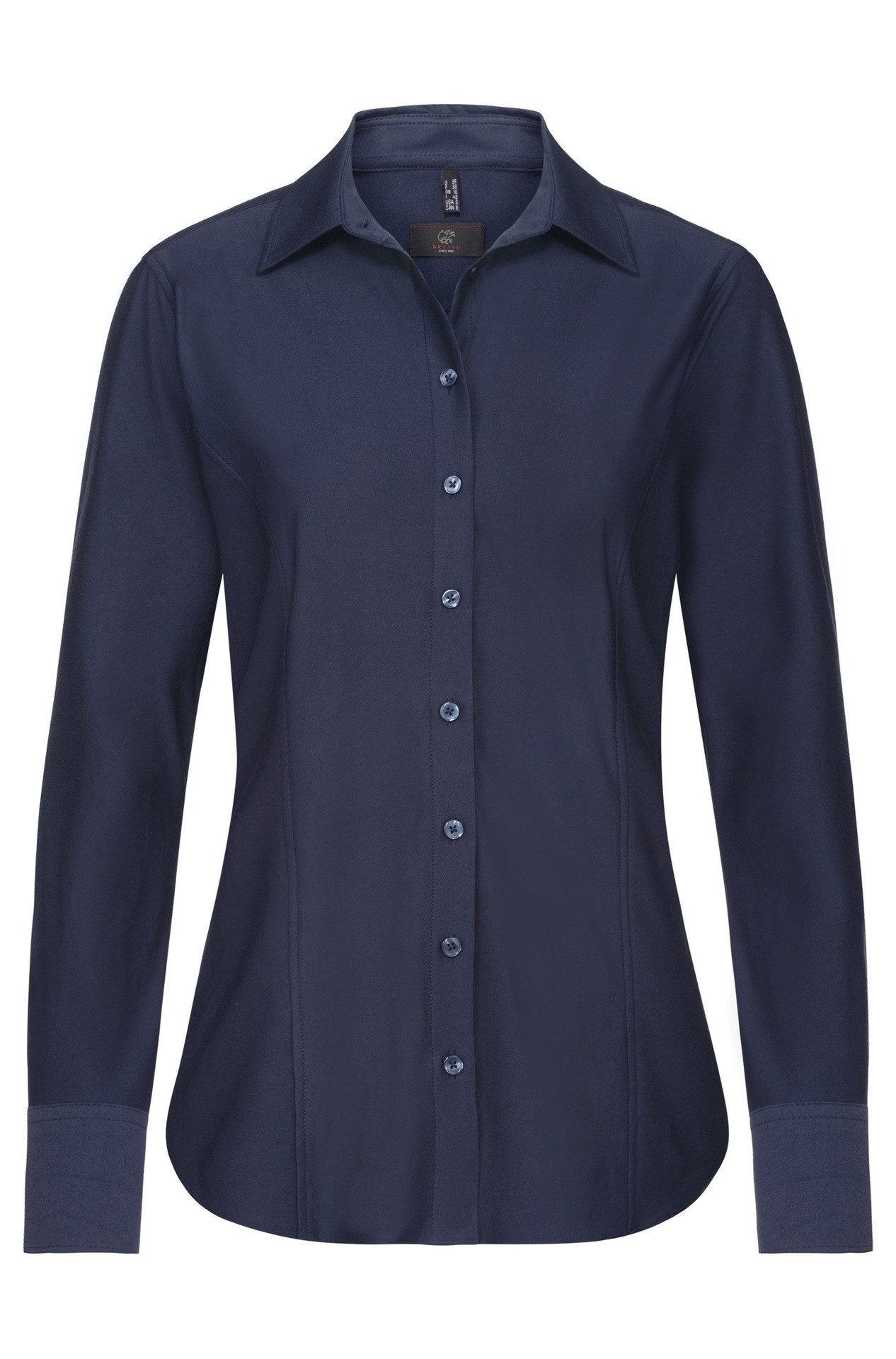 GREIFF Hemdbluse Greiff CASUAL Damen Jerrseybluse Langarm Kent Regular-Fit günstig online kaufen