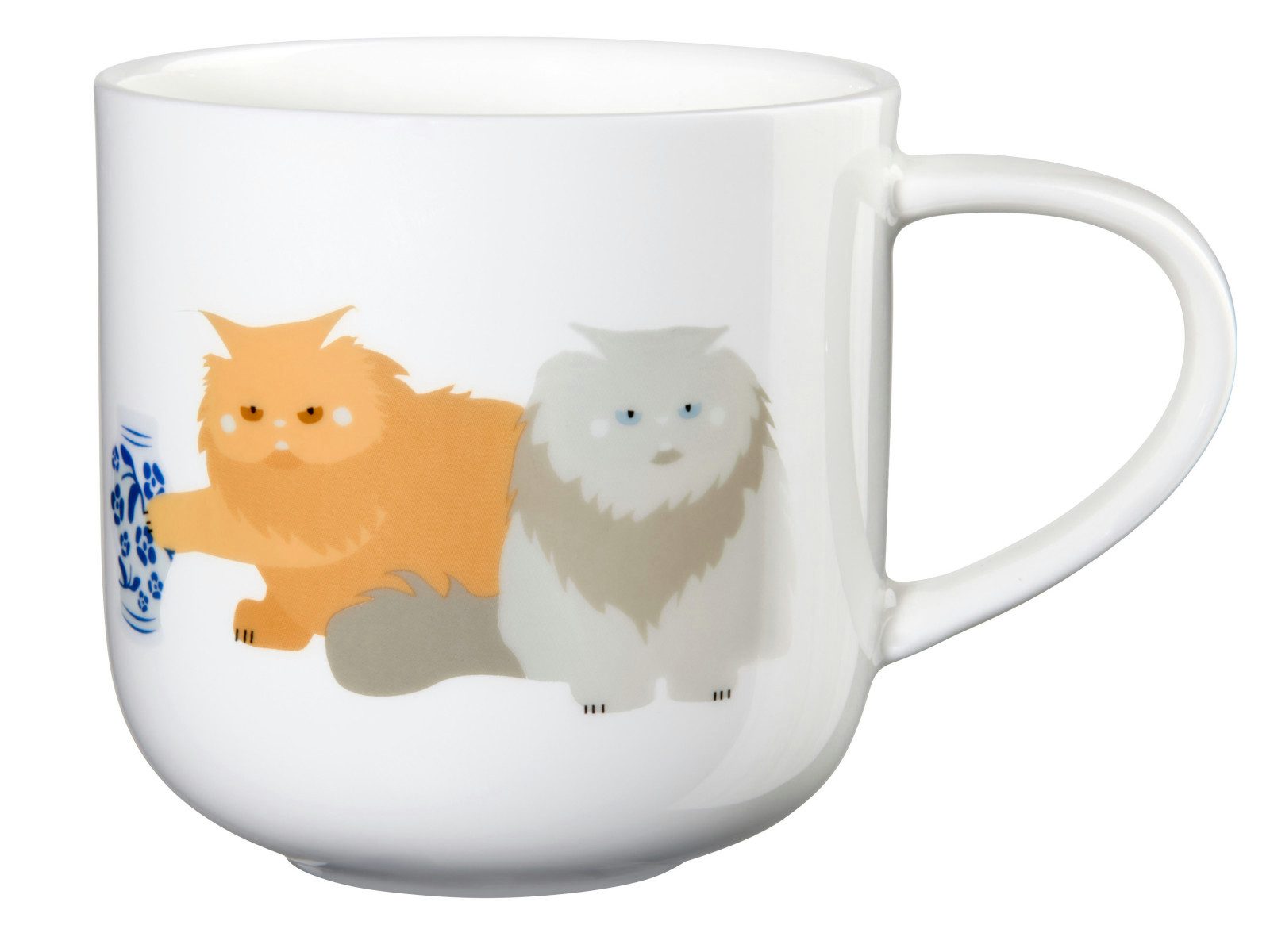 ASA SELECTION Tasse coppa Henkelbecher Boredom 0,4l, Fine Bone China