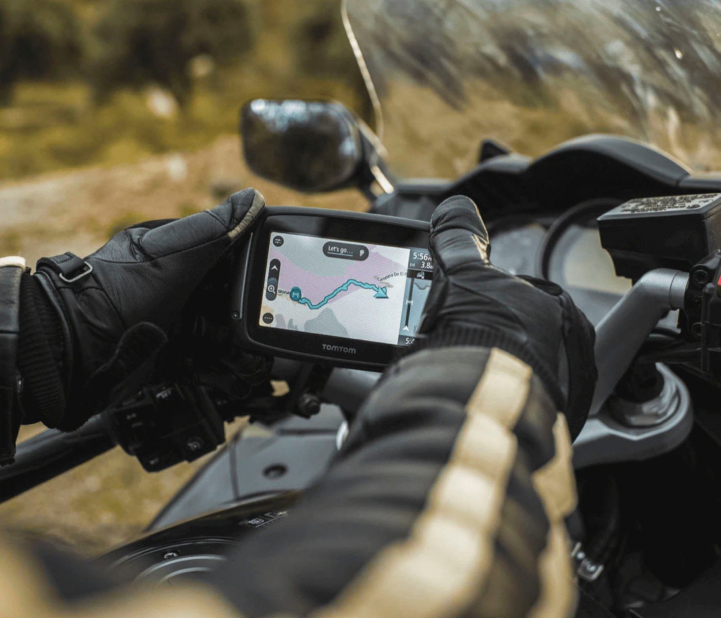 TomTom Rider Motorrad-Navigationsgerät 500