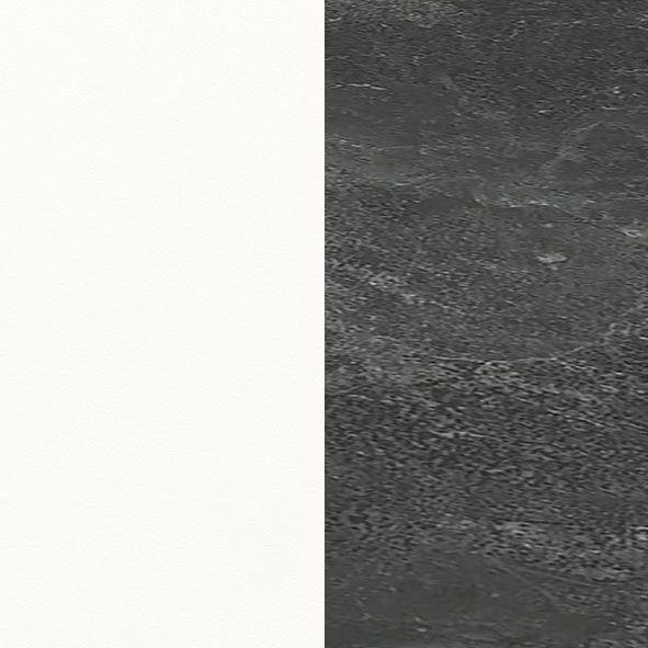OPTIFIT Unterschrank Lilly Breite Schubkasten 60 weiß/weiß-Black cm, 1 1 Tür, Stone