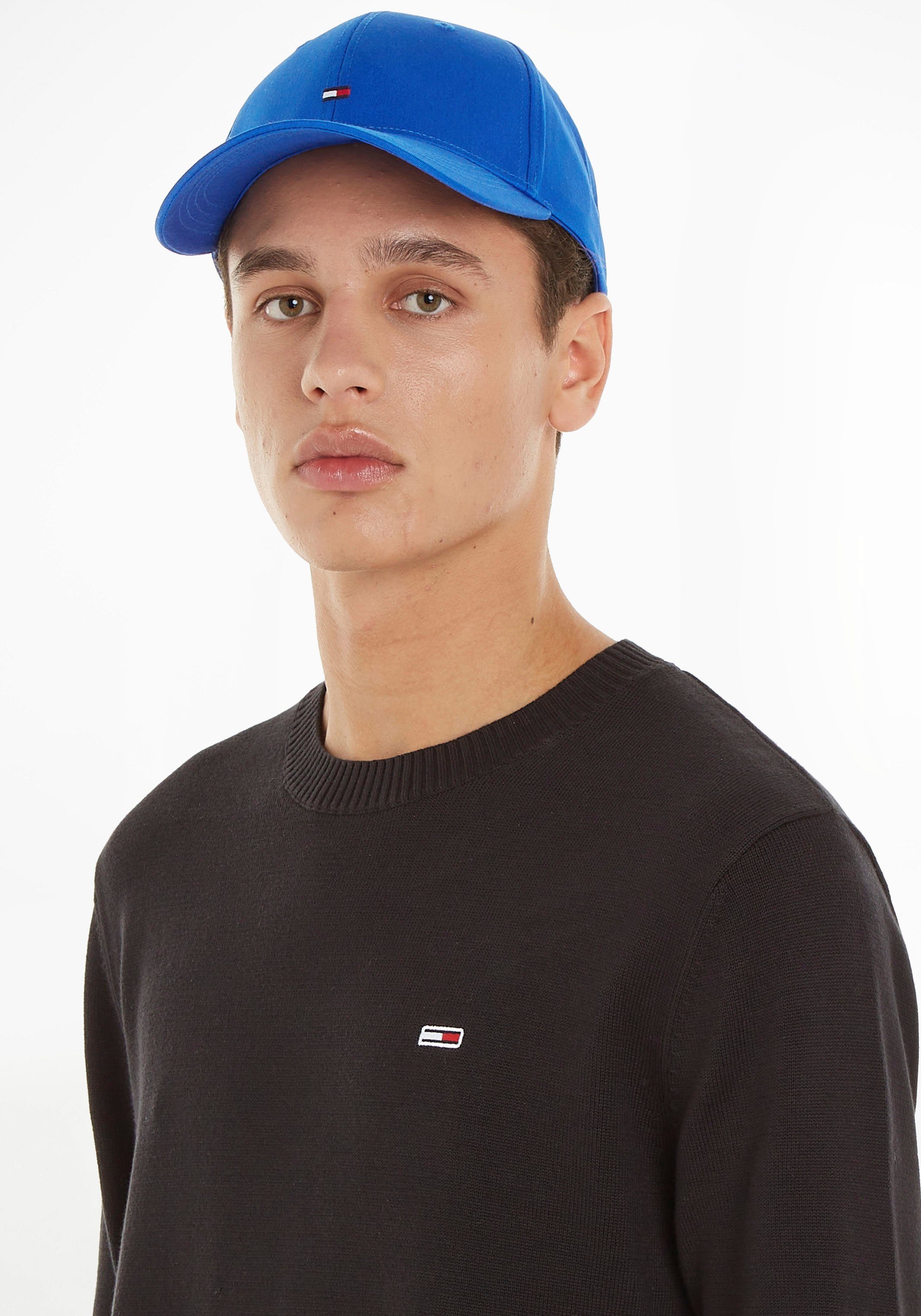 Tommy Hilfiger Baseball Cap FLAG CAP mit Tommy Flag-Gravur auf Klemmverschluss Ultra Blue | Baseball Caps