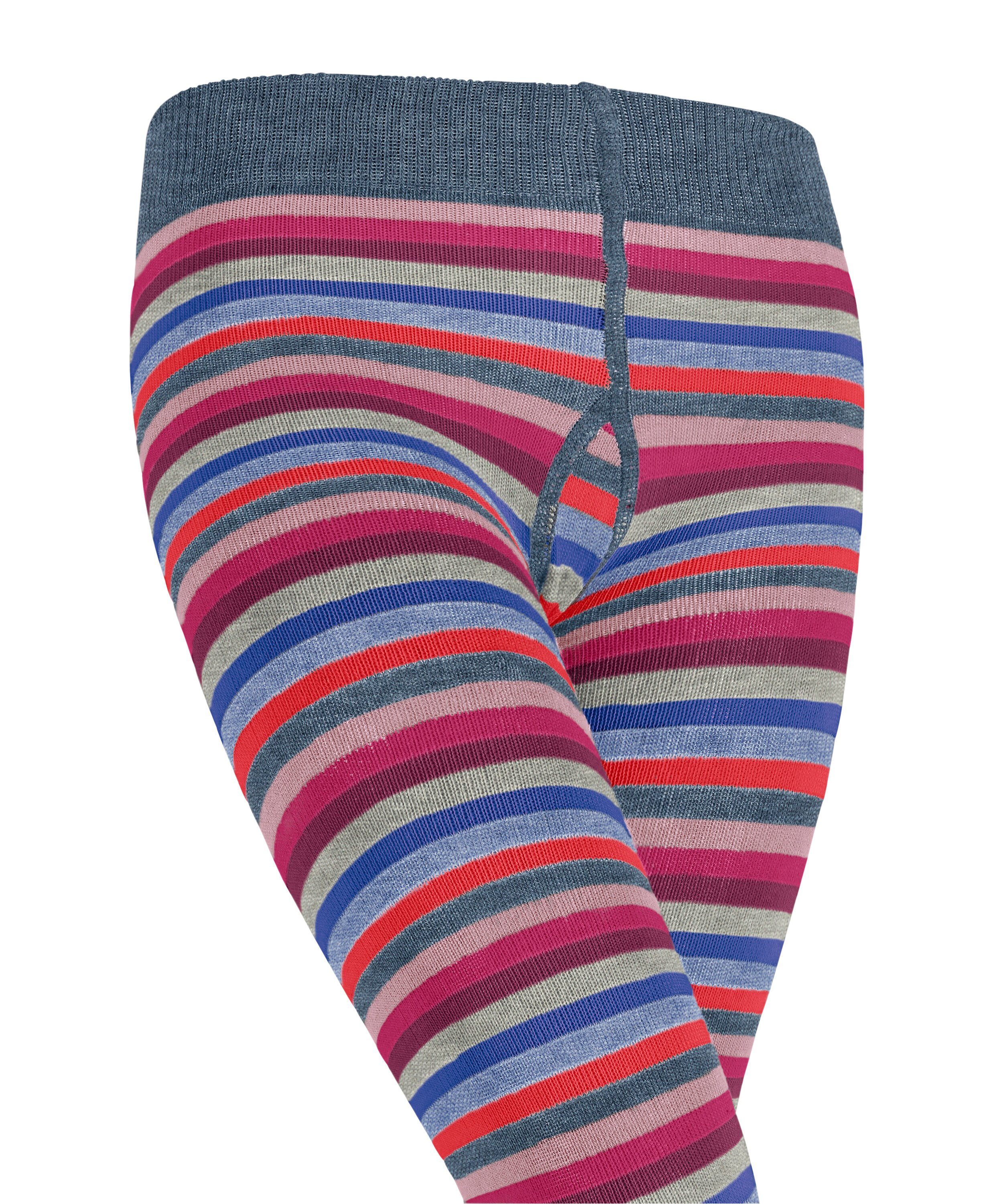 Esprit Strickstrumpfleggings Multicolor Stripe (1 St) mit Bio-Baumwolle