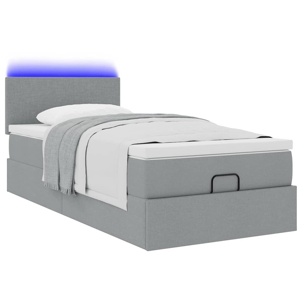 vidaXL Bett Ottomane Bett mit Matratze günstig online kaufen