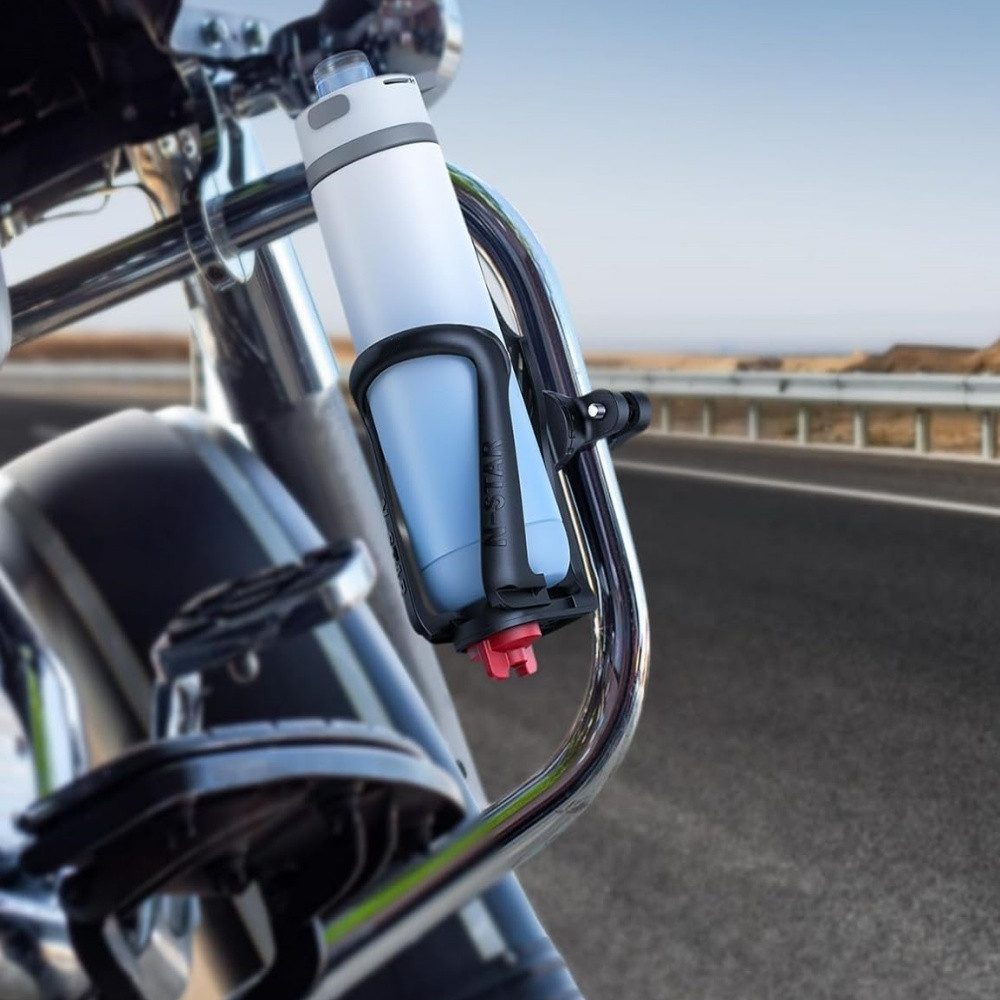 BlingBin Fahrrad-Flaschenhalter Fahrrad Getränkehalter Motorrad Trinkflaschenhalter Einstellbare, (1er Set, 1-St., 1pcs), Trinkflaschenhalter für Rahmen und Lenker, Flaschenhalterung