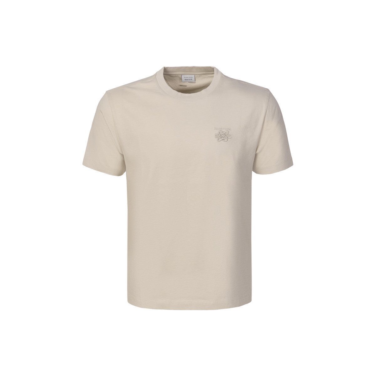 Filling Pieces T-Shirt T-Shirt Embroidered Knot Damen (1-tlg) Shirt, Oberteil, Leibchen, Funktionsshirt, Shortsleeve Shirt