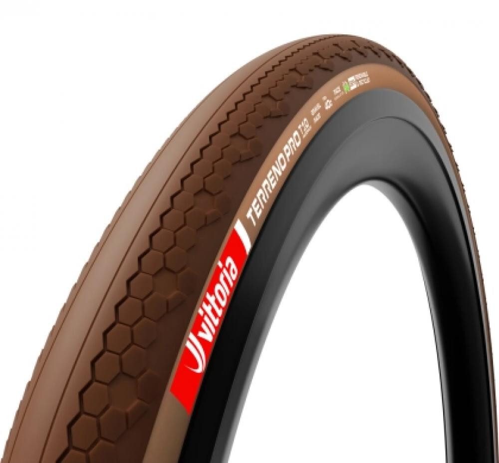 Vittoria Fahrradreifen Vittoria Terreno Pro T10 Hardpack 28 Zoll (45-622) Brown - Gravel-Reif