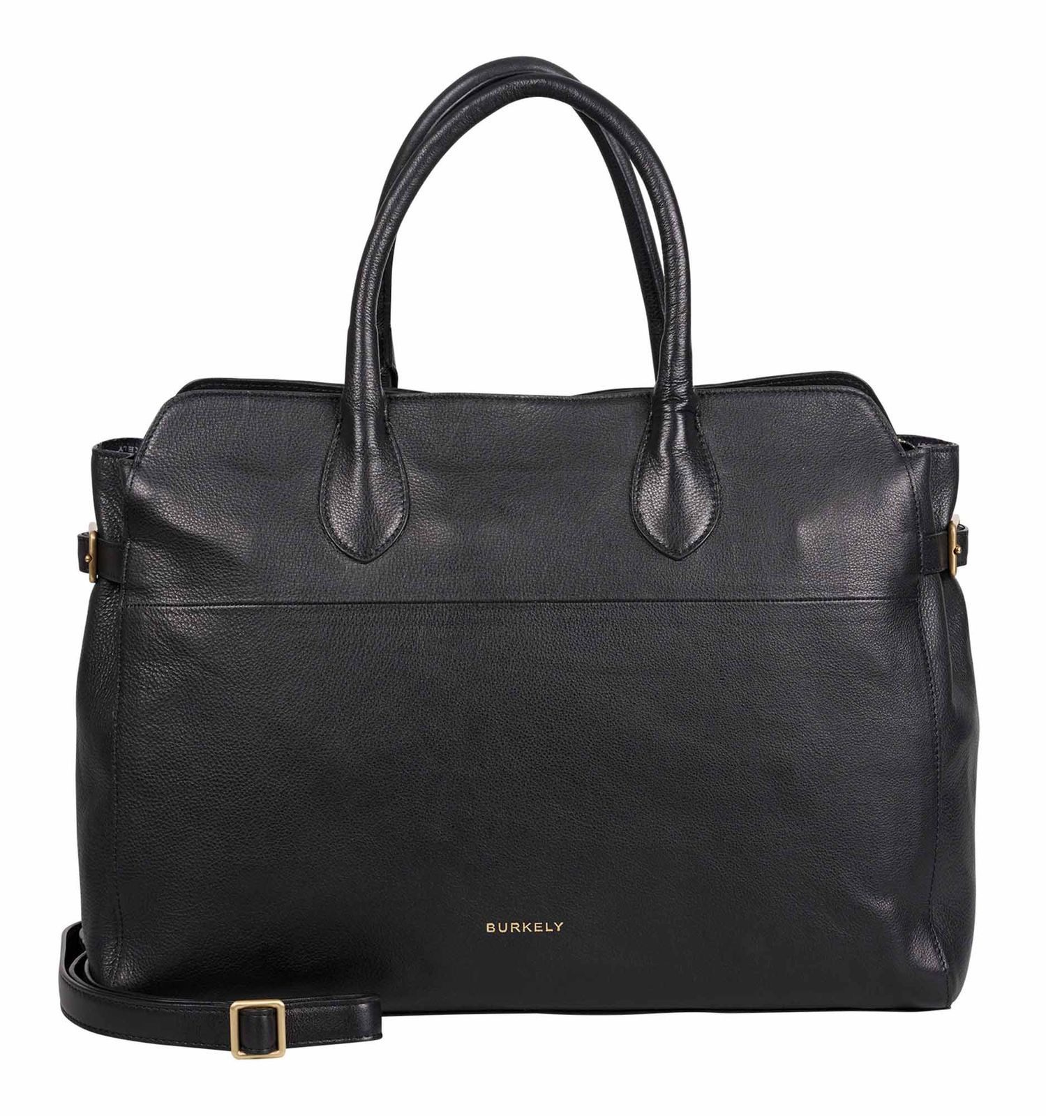 Burkely Businesstasche Workbag 15,6" (Set, 2-tlg), aus echtem Leder