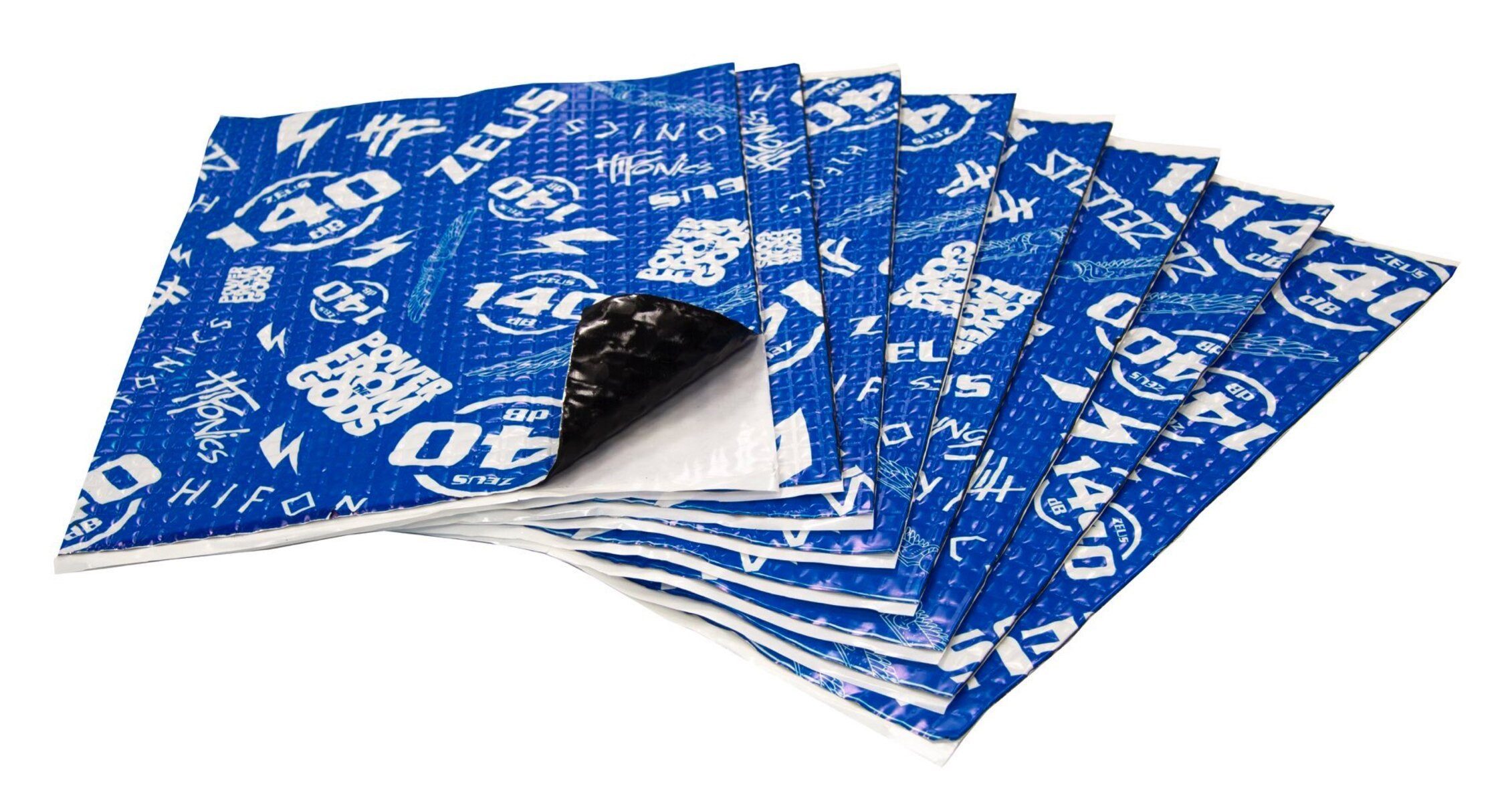 Hifonics Dämmplatte 140dB 1,48m² AluButyl 2 mm dick und selbstklebend