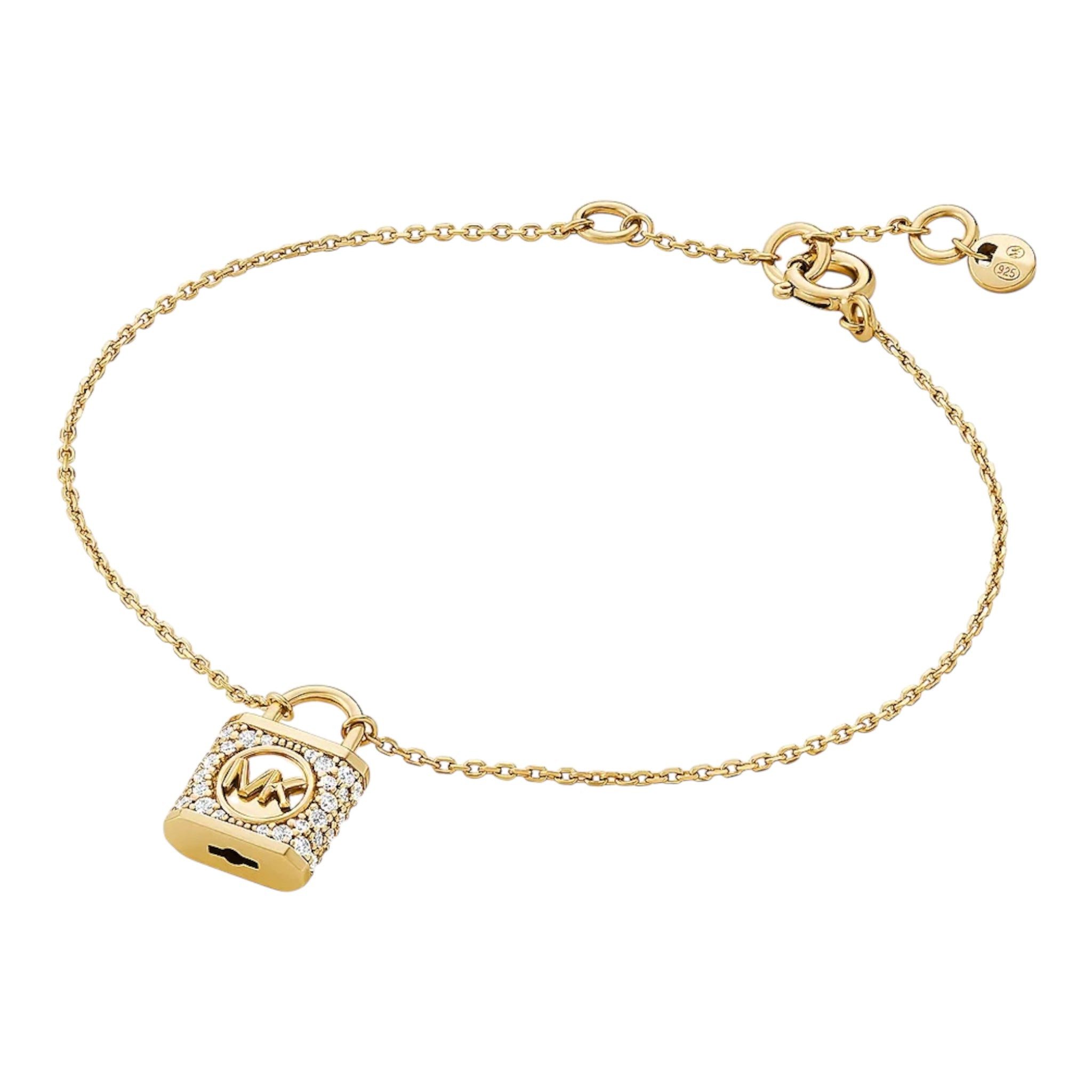 MICHAEL KORS Charm-Armband Michael Kors Armband Pavé Sterlingsilber vergold günstig online kaufen
