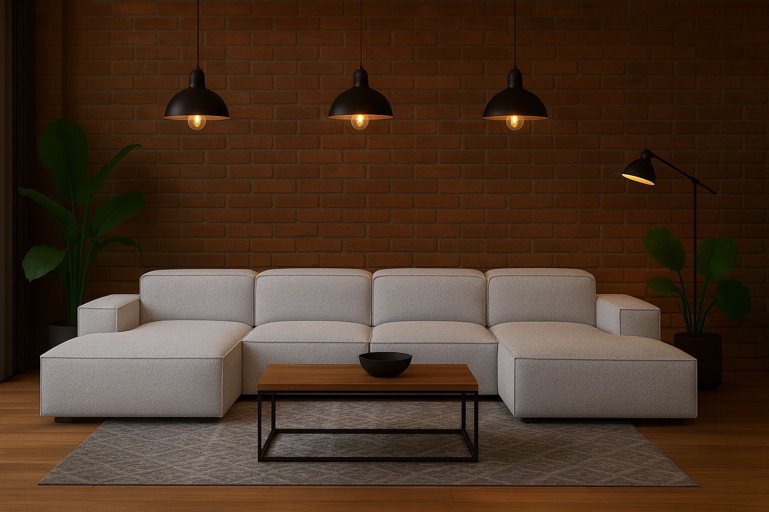 Kaiser Möbel Ecksofa Cursal U-Form – großes modulares Sofa aus hochwertigem günstig online kaufen