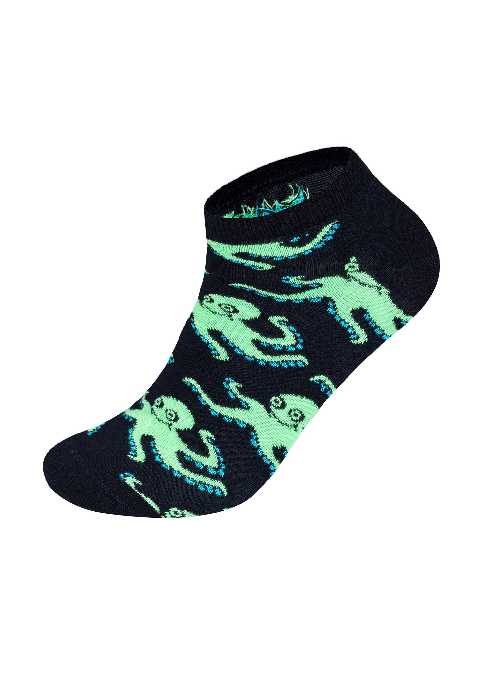 Happy Socks Sneakersocken Low Gecko-Seafood-Octopus Socks aus weicher Baumw günstig online kaufen