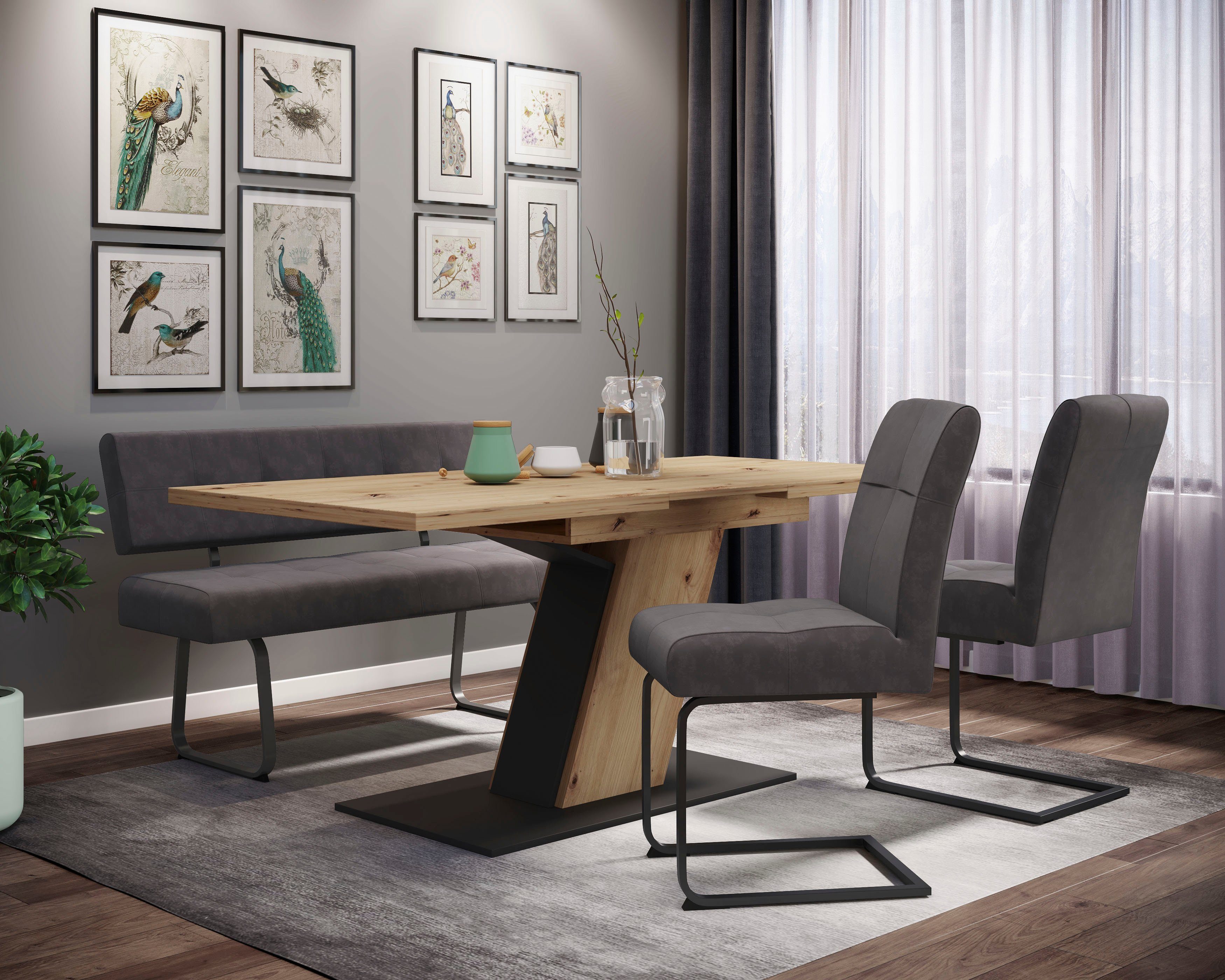 HELA Essbank LUISE I, Sitzbank, Bank, TOPSELLER!, mit Federkern, extra dicke Polsterung im Sitz und Rücken, OTTOs Choice