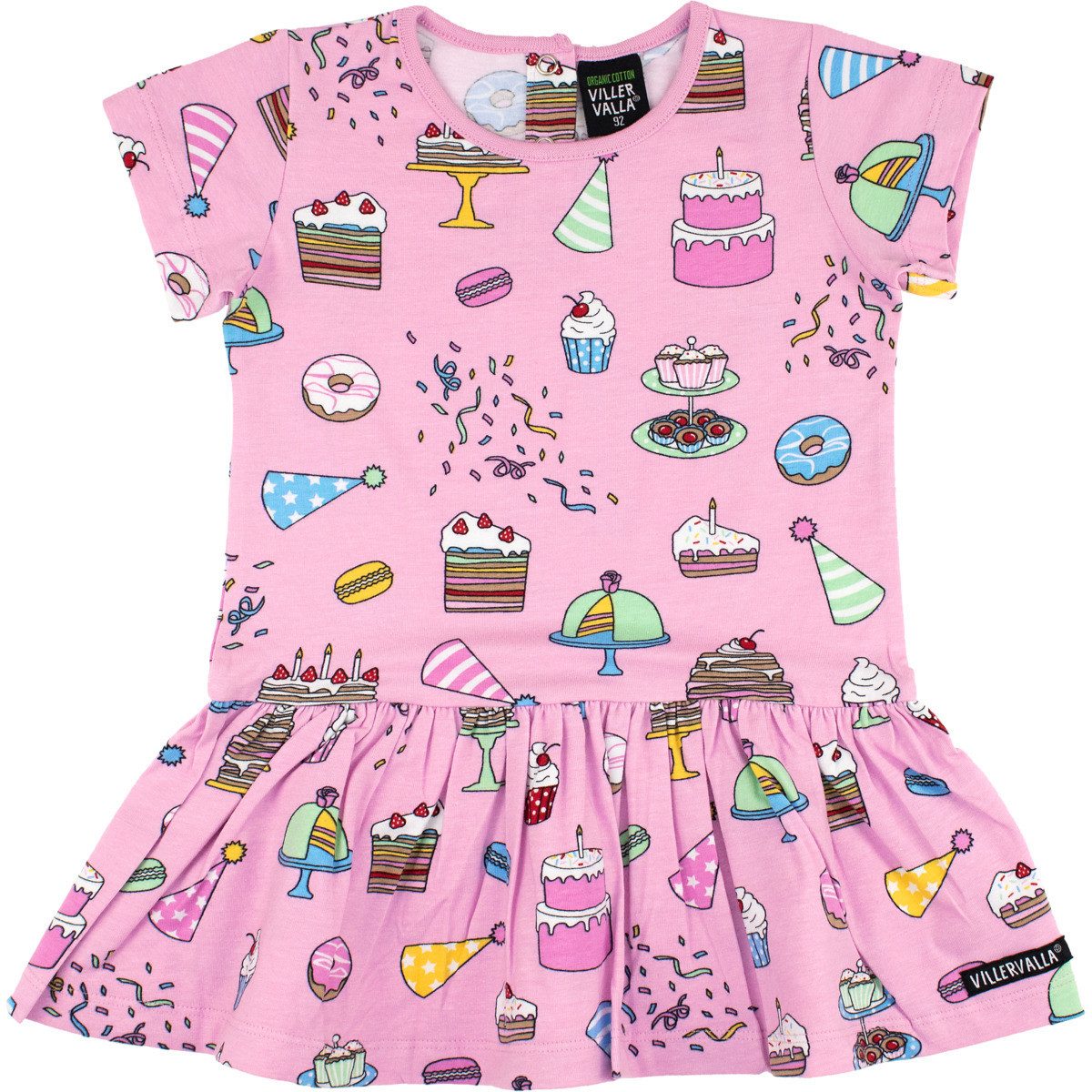 Villervalla Jerseykleid Geburtstag Mädchen (1-tlg) Bekleidung, Outfit, Dress, Robe, Sommerkleid