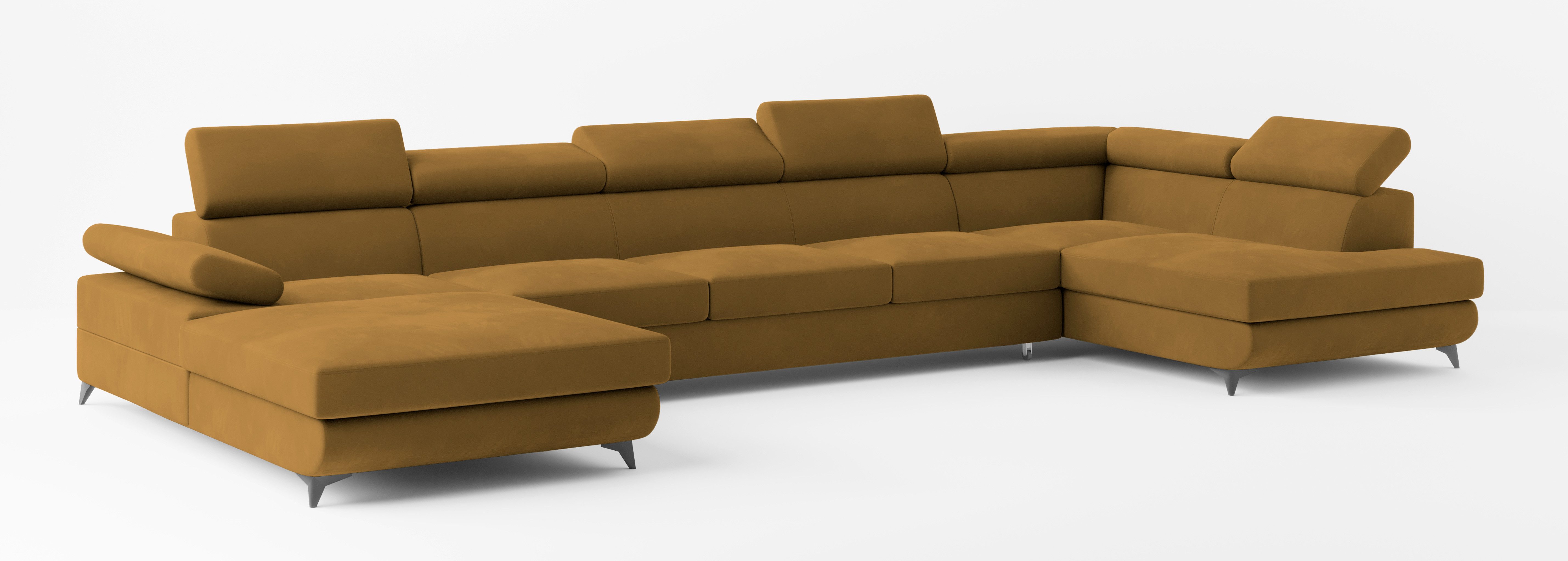 Masseno Ecksofa MONTIVA mit Schlaffunktion U-Form, günstig online kaufen