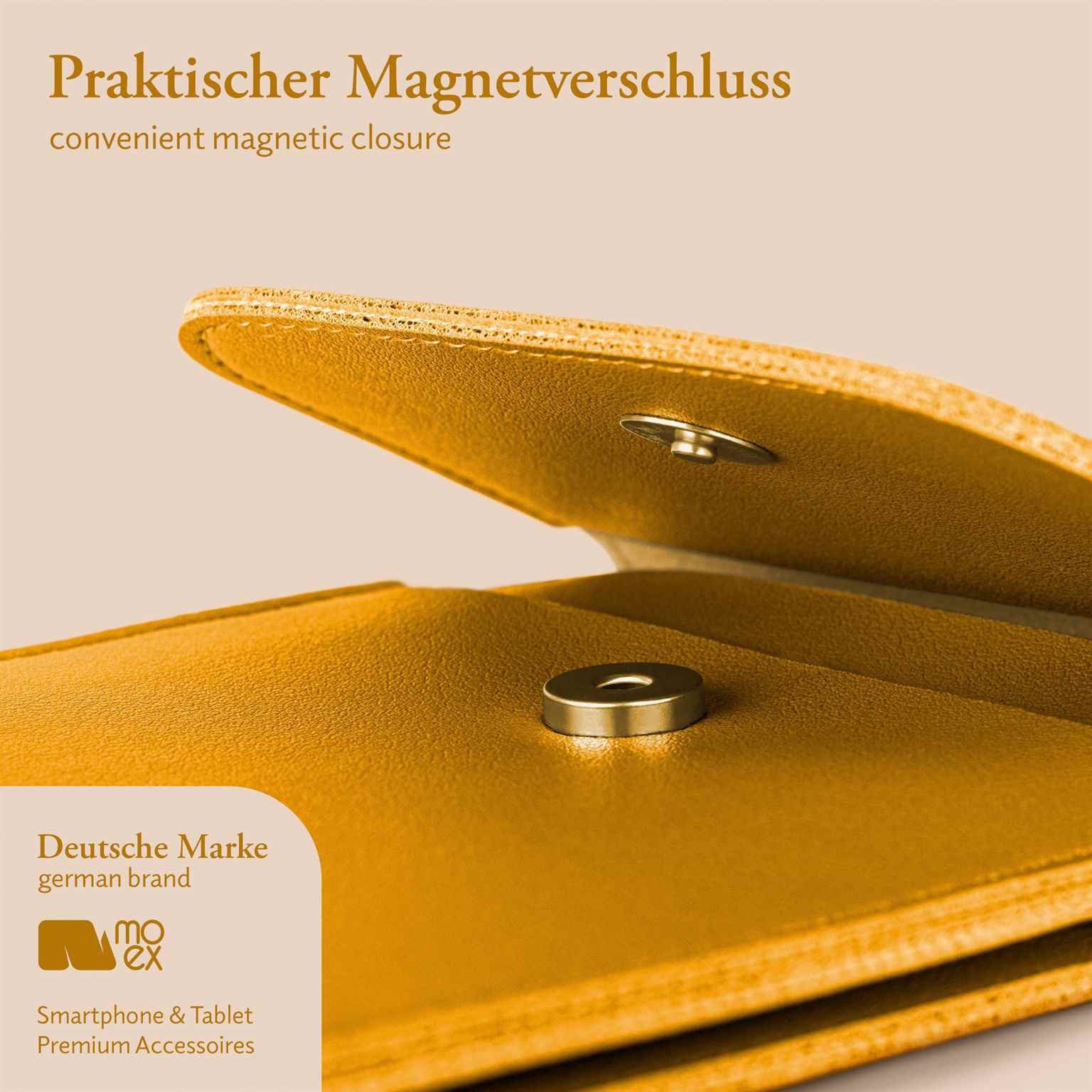 moex Handyhülle moex® CitySling für Xiaomi Redmi A2, Handytasche zum Umhängen kleine Handtasche mit Handyfach Touch-Fenster