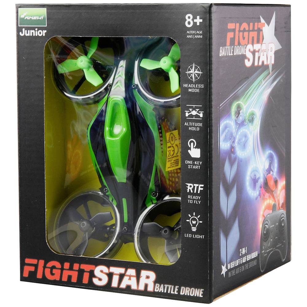 Amewi RTF 2-in-1 Drohne mi Battle-Funktion Quadrocopter