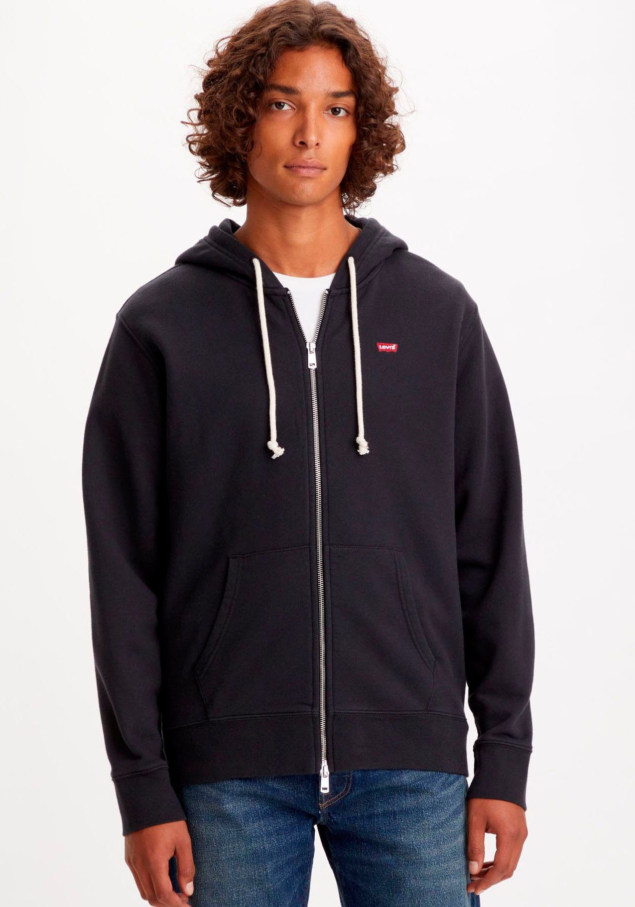 Levi's® Kapuzensweatjacke NEW ORIGINAL ZIP UP mit Logo-Stickerei und Kängur günstig online kaufen