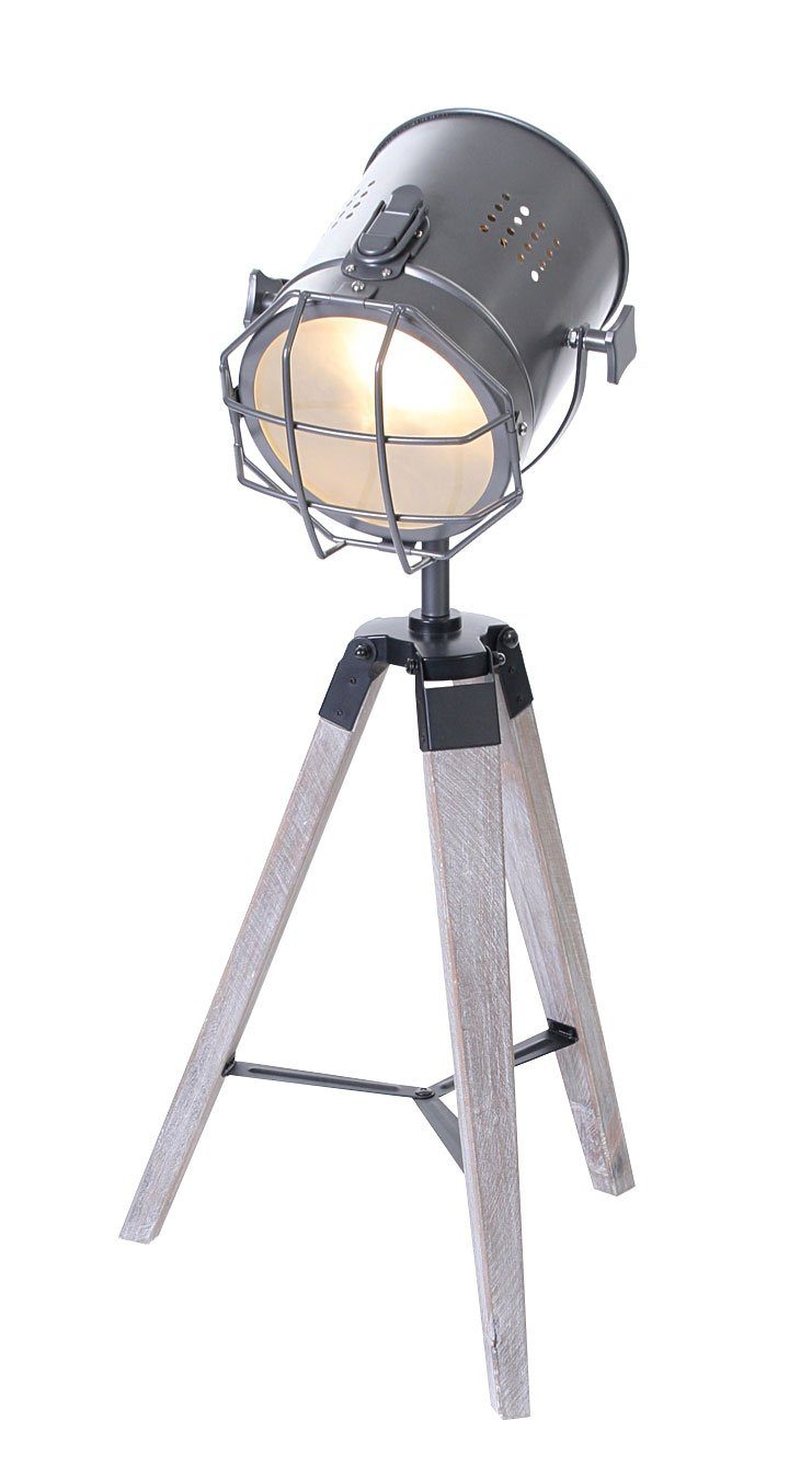 Levandeo® Stehlampe, Stehlampe Chic Variante Leuchte Lampe Hoch Shabby Industrie 2 64cm Dreibein