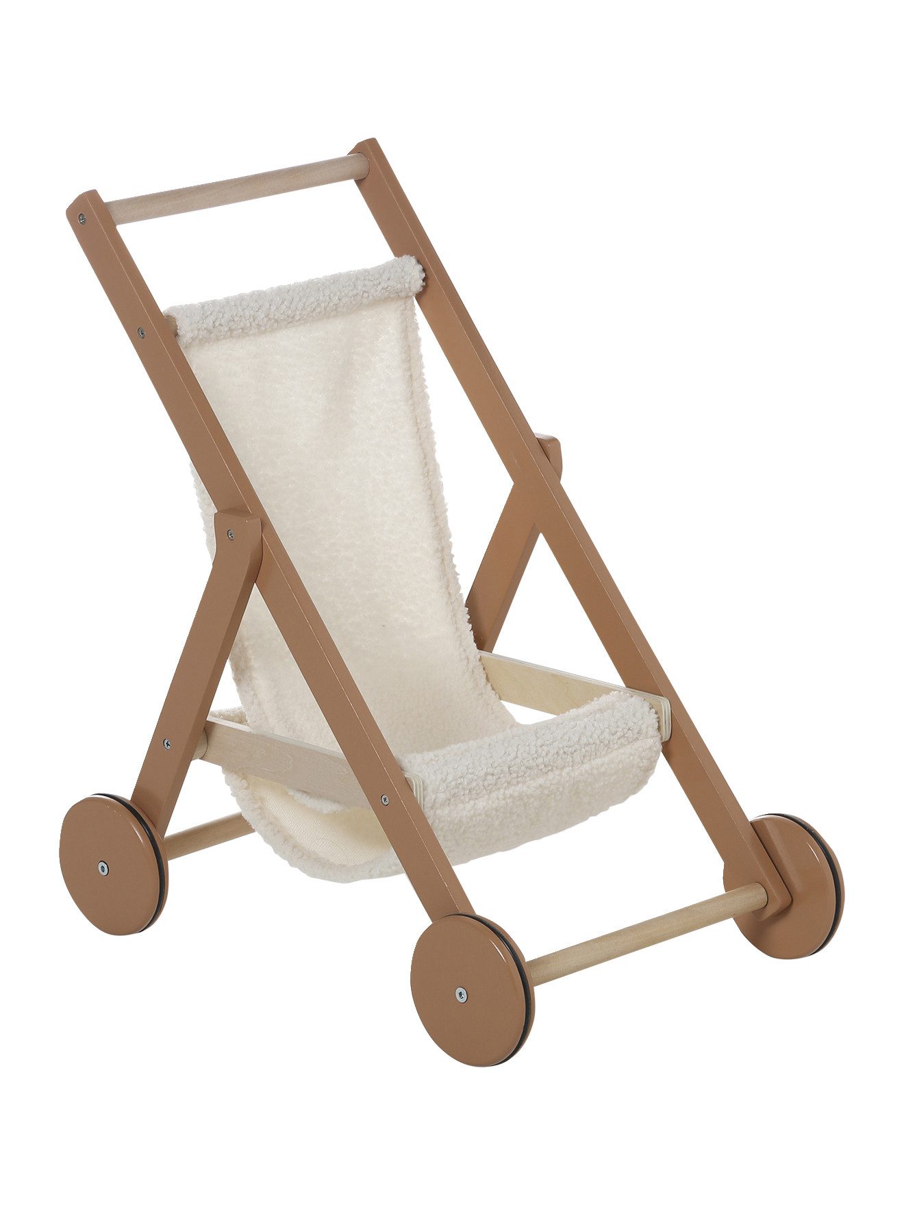 vertbaudet Puppen Accessoires-Set Puppen-Buggy, Holz, Rollenspiel günstig online kaufen