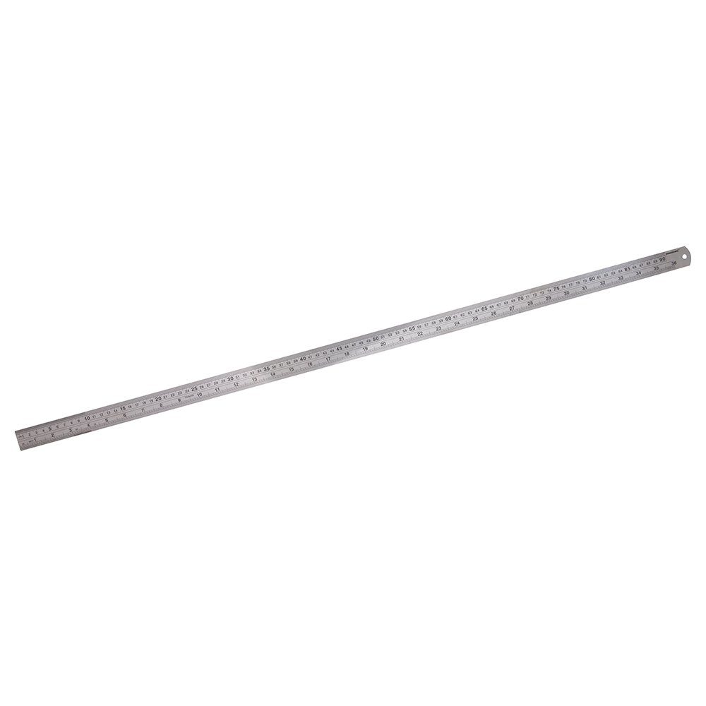 Silverline Lineal Stahlmaßstab 900 mm Lineal