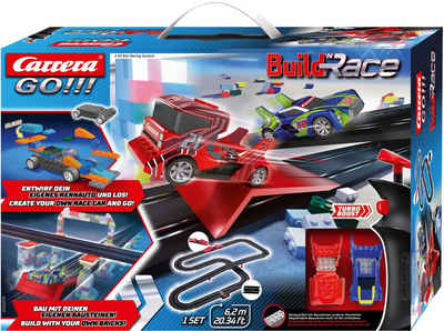 Carrera® Autorennbahn Carrera GO!!! - Build 'n Race - Racing Set 6.2 (Streckenlänge 6,2 m)