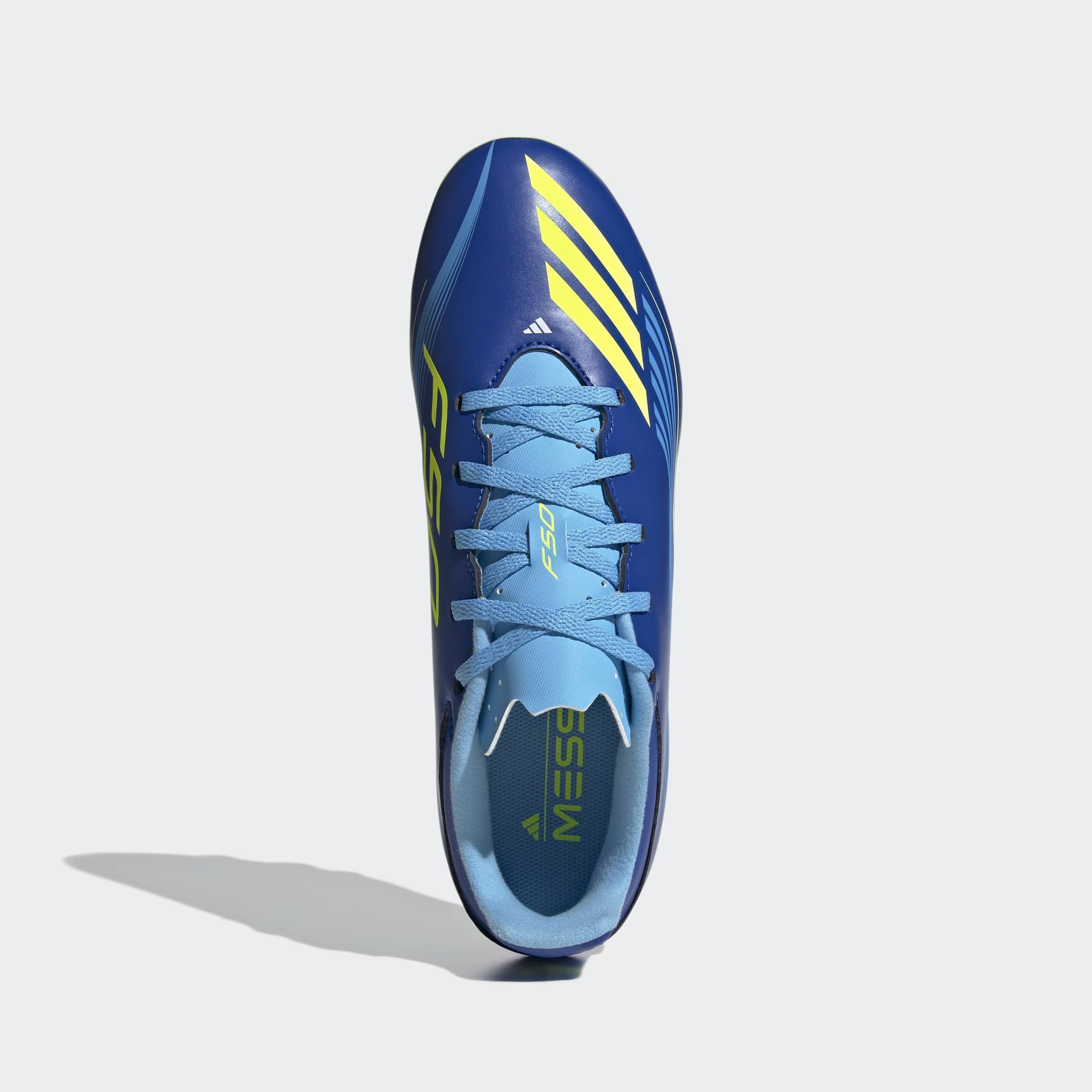 adidas Performance F50 MESSI CLUB FÜR HART- UND ASCHENPLÄTZE Fußballschuh geeignet für Rasen- und Kunstrasenplätze