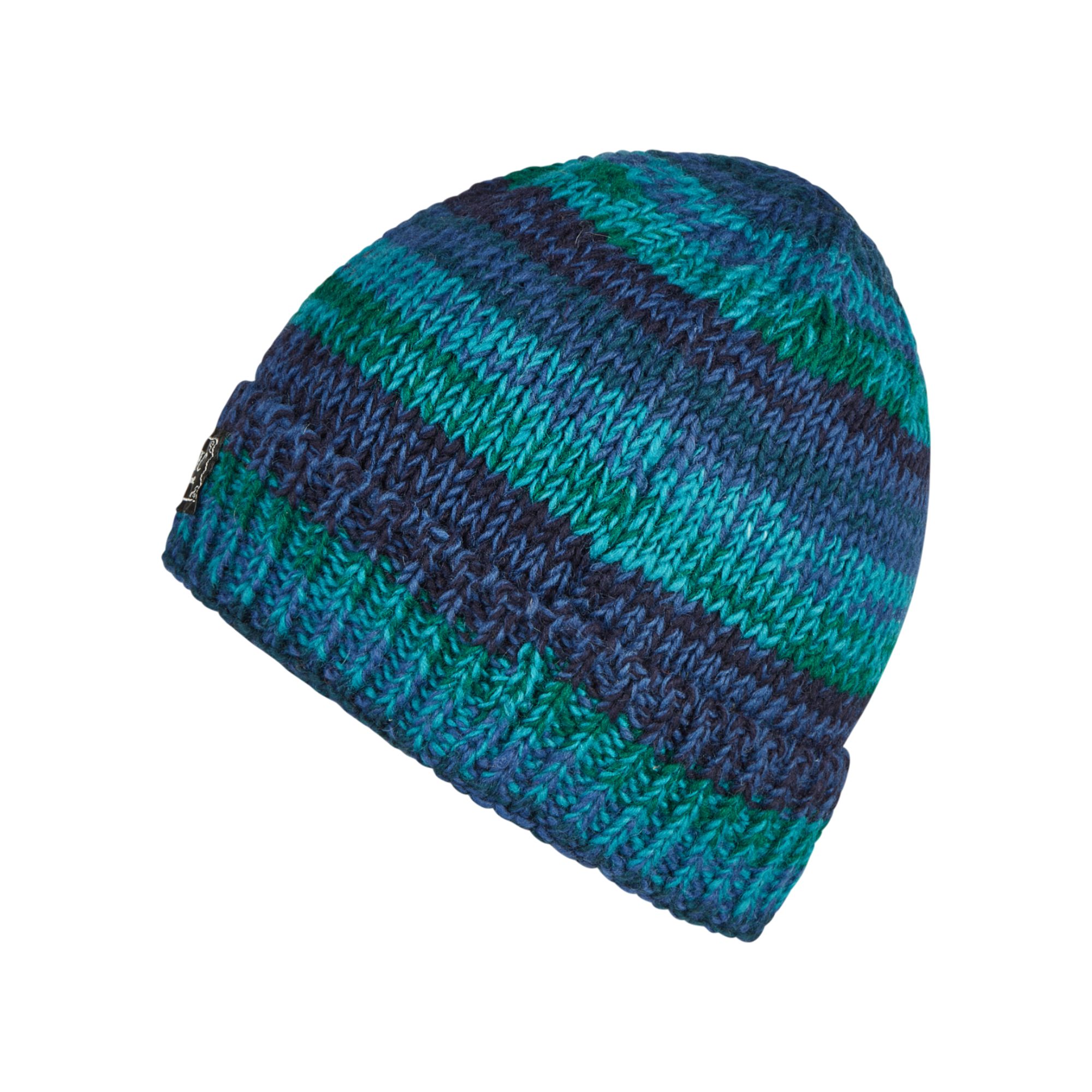 THC Natural Line Strickmütze THC Schafwoll Rollcap 806 (1 Stück, 1-St., 1 Stück) Innenfutter: Fleece