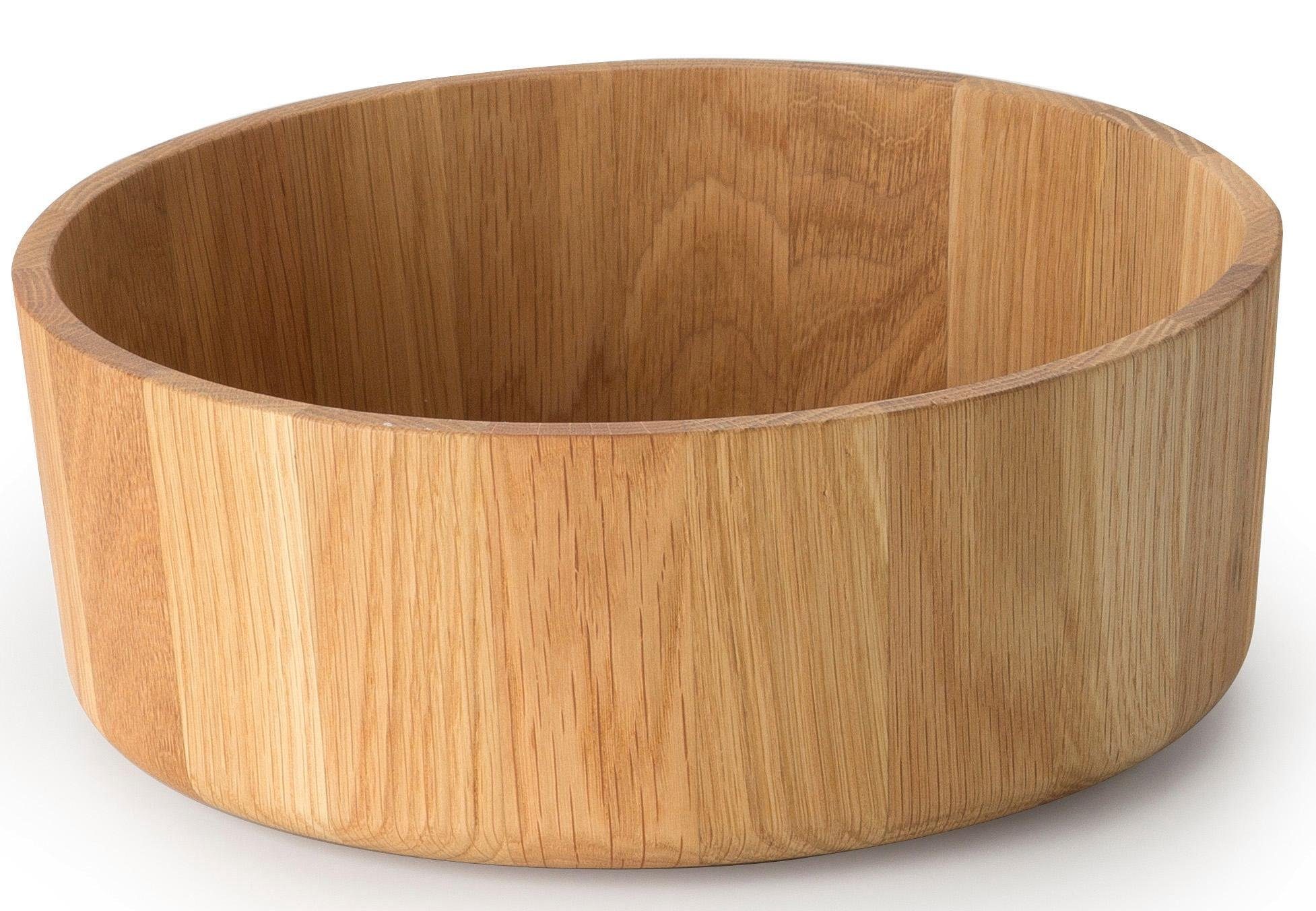 Continenta Schale Eiche, Holzwerkstoff, (1-tlg), Eichenholz