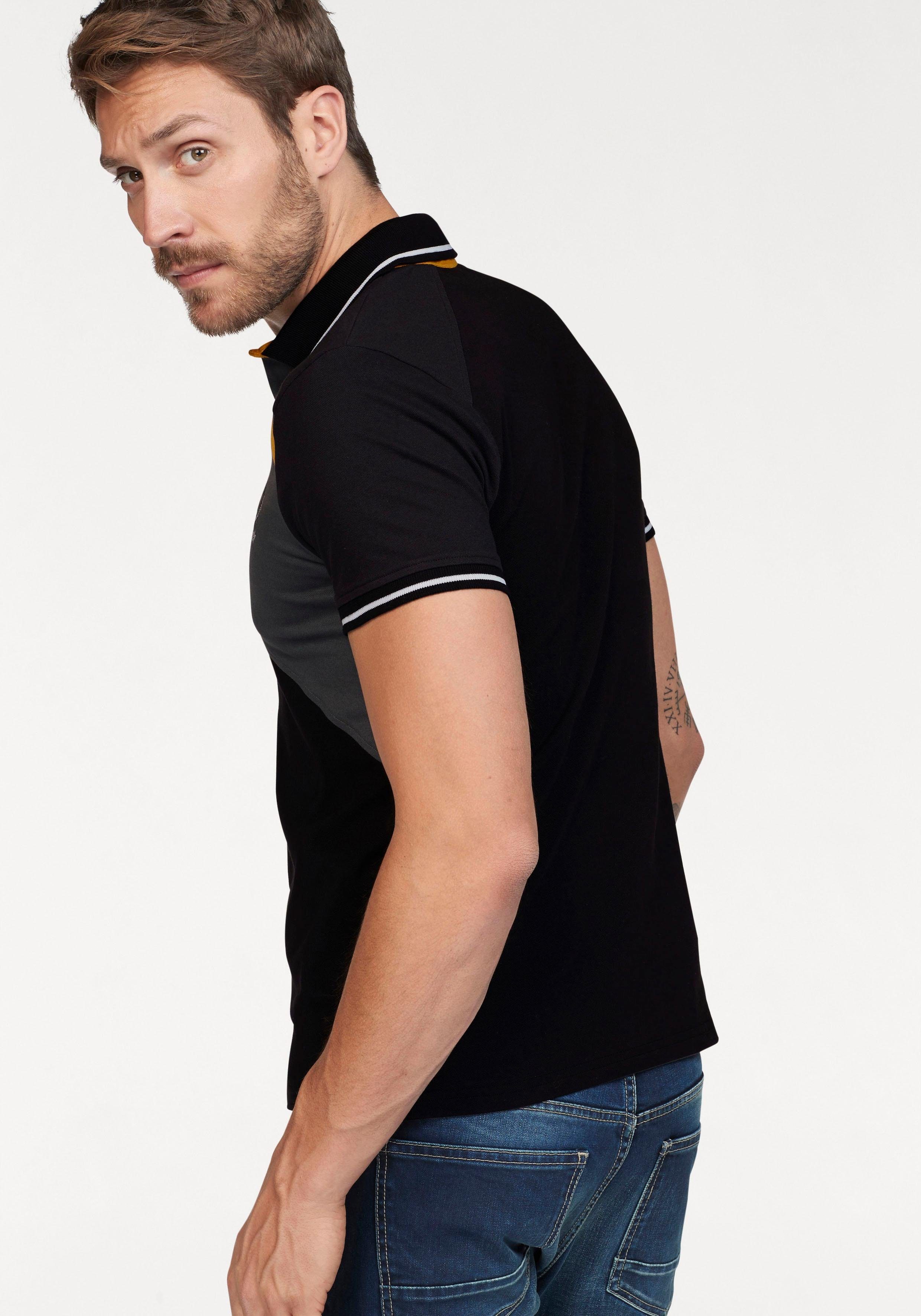 Bruno Banani Poloshirt Piqué schwarz