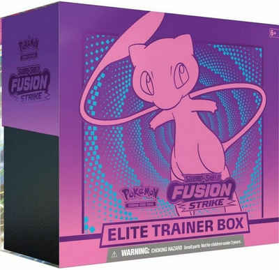 POKÉMON Sammelkarte »Pokémon - Sword & Shield - FUSION STRIKE - Elite Trainer Box - englisch«