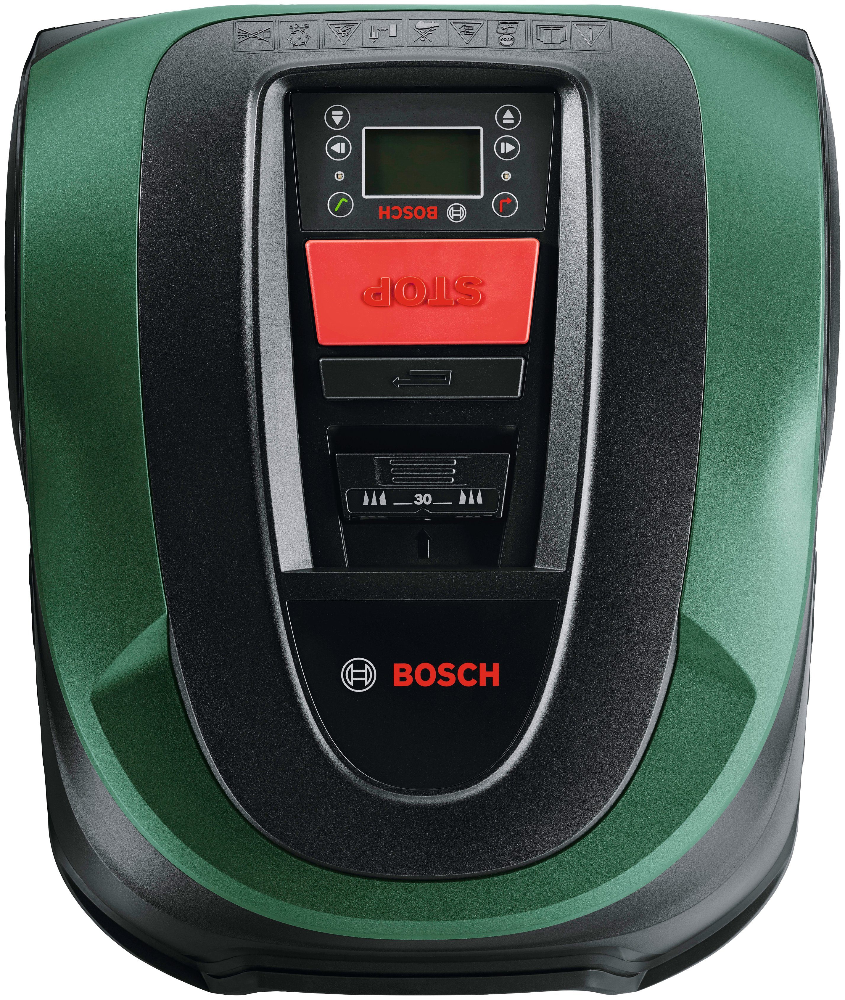 Bosch Home & Garden robotic lawnmower Indego M 700, for lawns up to 700 m², including battery and charging station