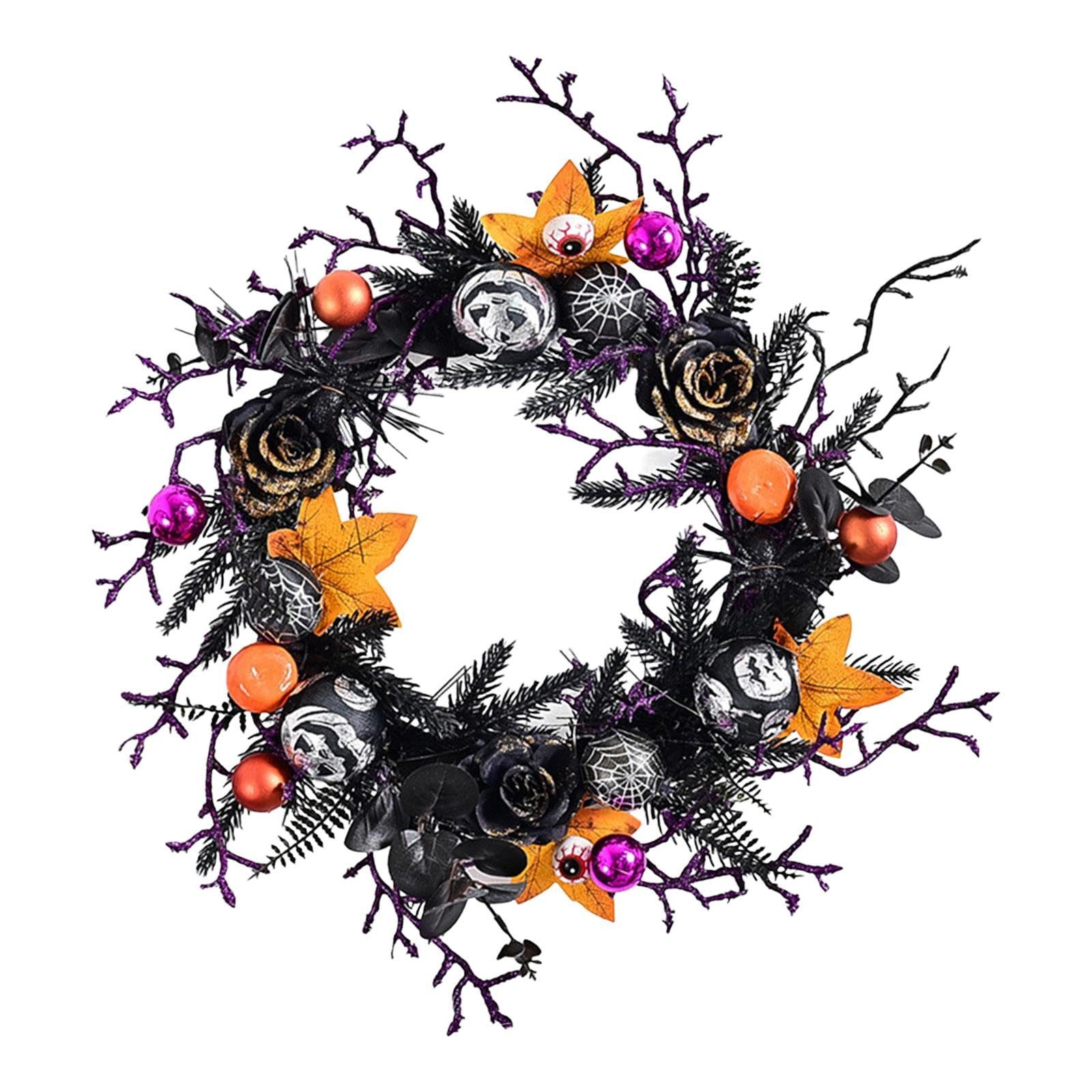 CLTYQ Dekoobjekt Halloween Kranz, Halloween Künstliche, günstig online kaufen