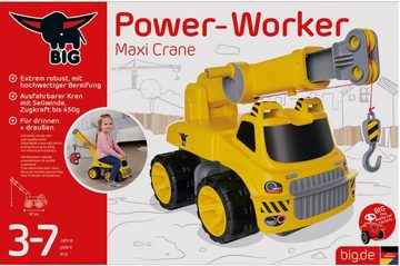 BIG Spielzeug-Kran BIG Power-Worker Maxi-Kran, Aufsitz-Kran, Made in Germany