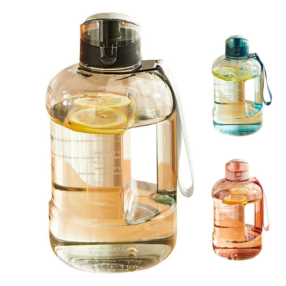 Trinkflasche 2,3L Trinkflasche Sport Wasserflasche mit deckel Groß Sportflasche