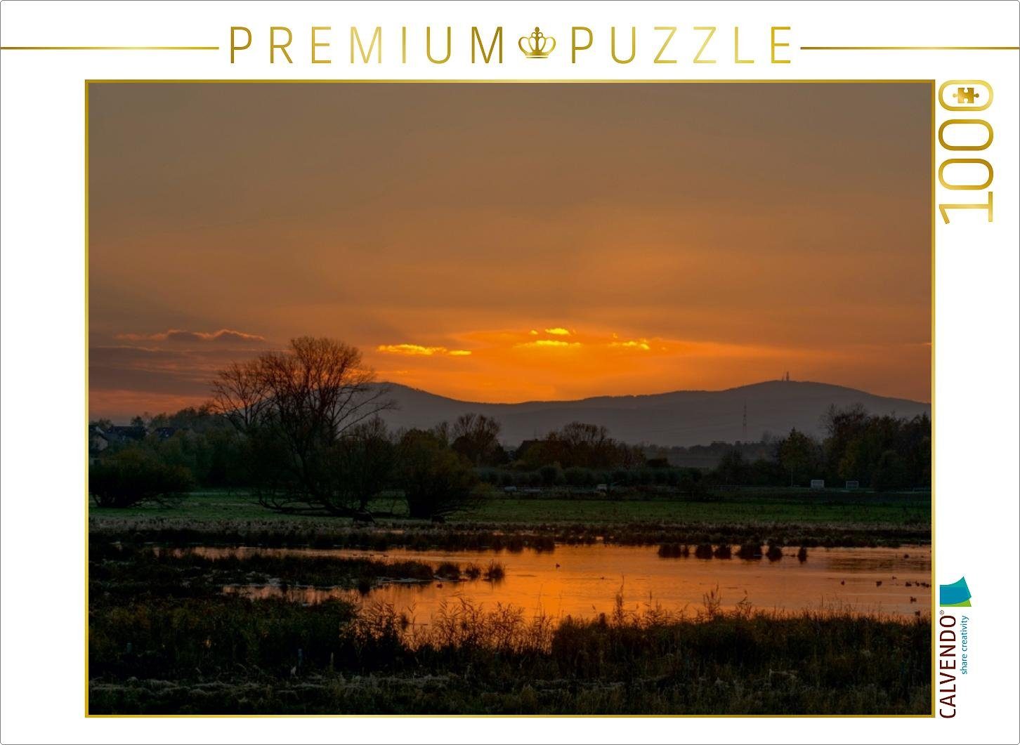 Puzzle CALVENDO Puzzle Bingenheimer Ried 1000 Teile Lege-Größe 64 x 48 cm Foto-Puzzle Bild von Angelika Beuck