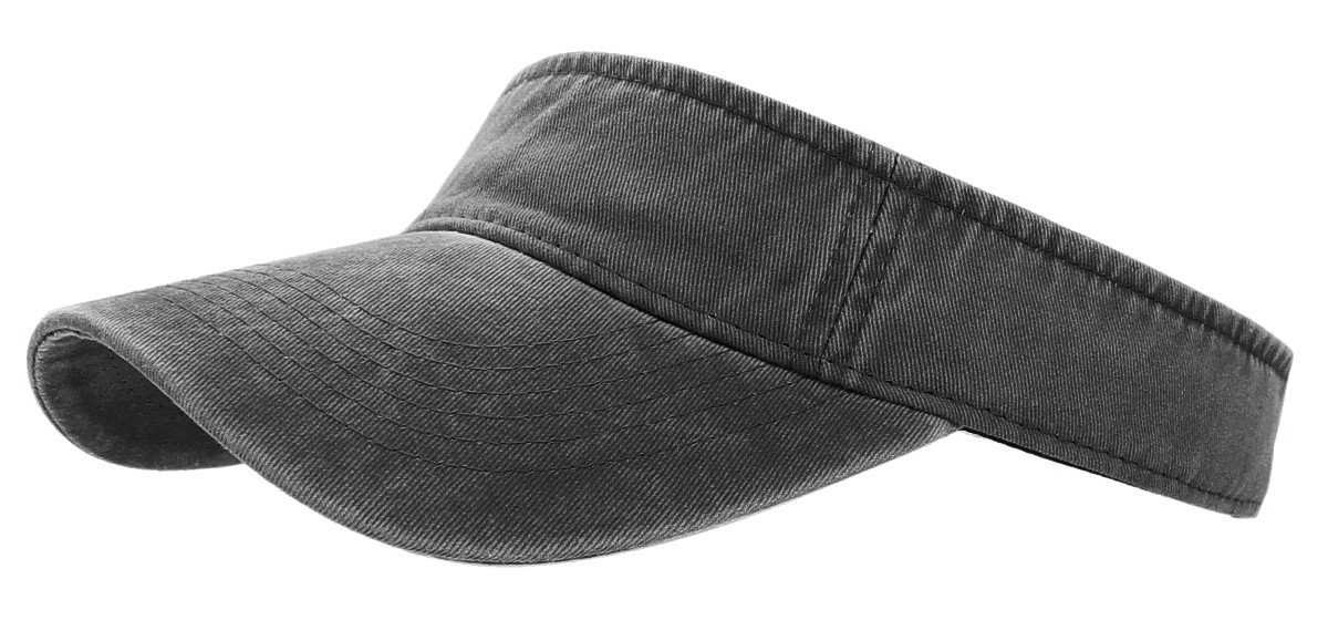 dy_mode Visor Sonnenvisor Unisex Mütze Visor Kappe Damen Herren Schirmmütze One Size, mit Klettverschluss