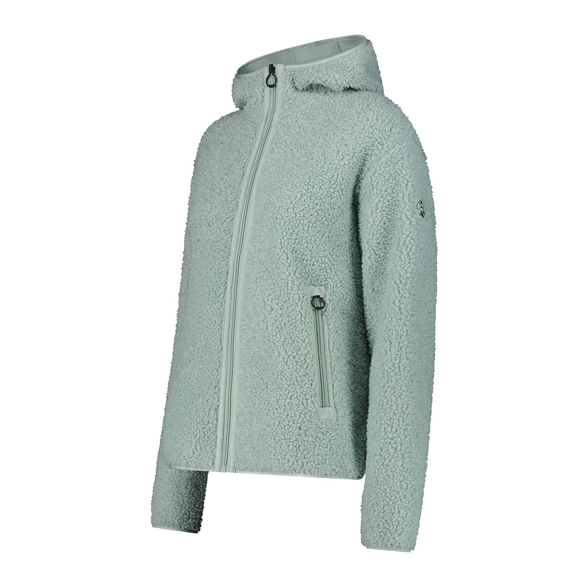 Kapuzenplüschjacke