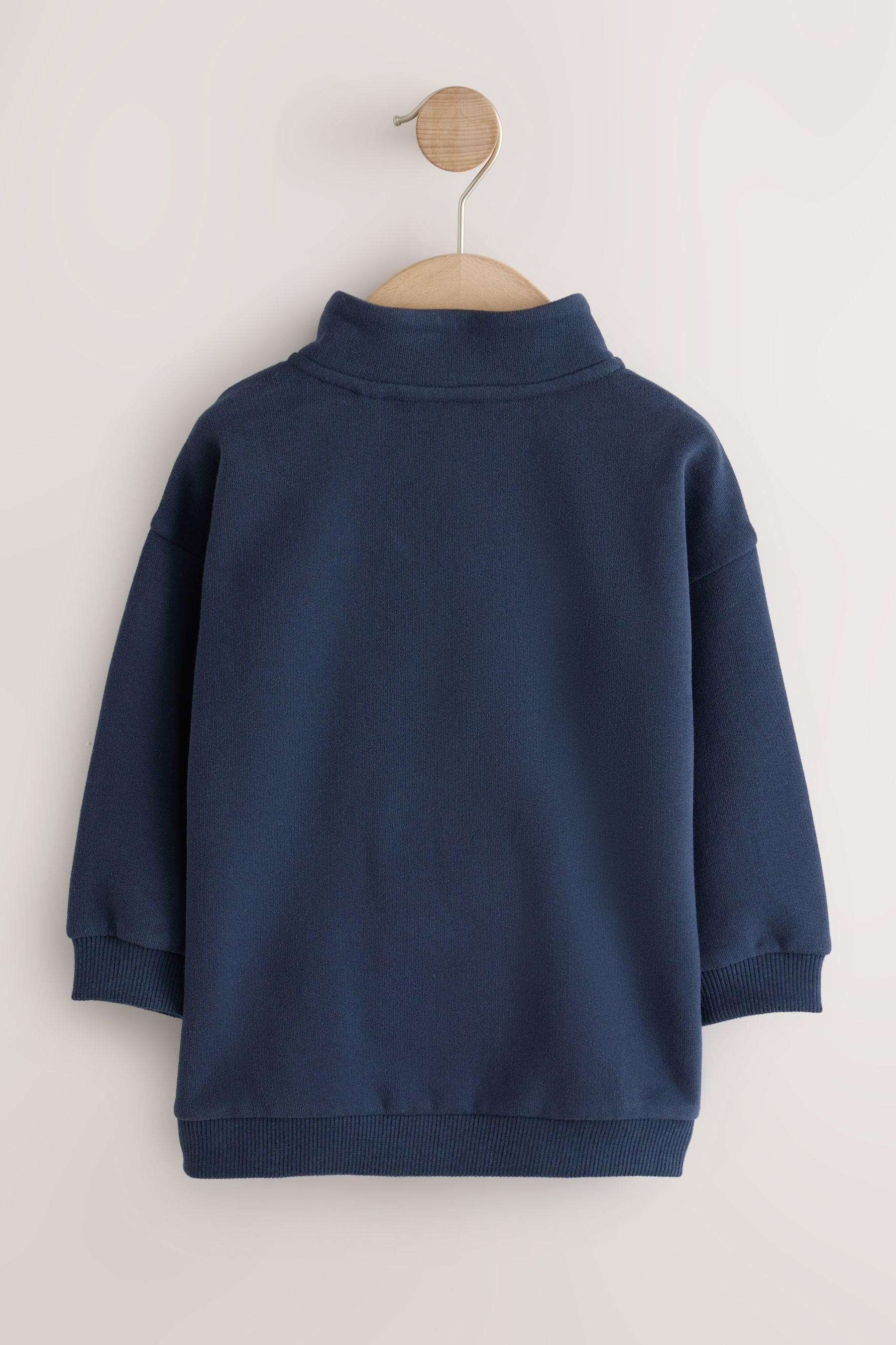 Next Sweater Weiches Sweat-Oberteil mit 1/2-Reißverschluss (1-tlg) – Bild 2 von 4