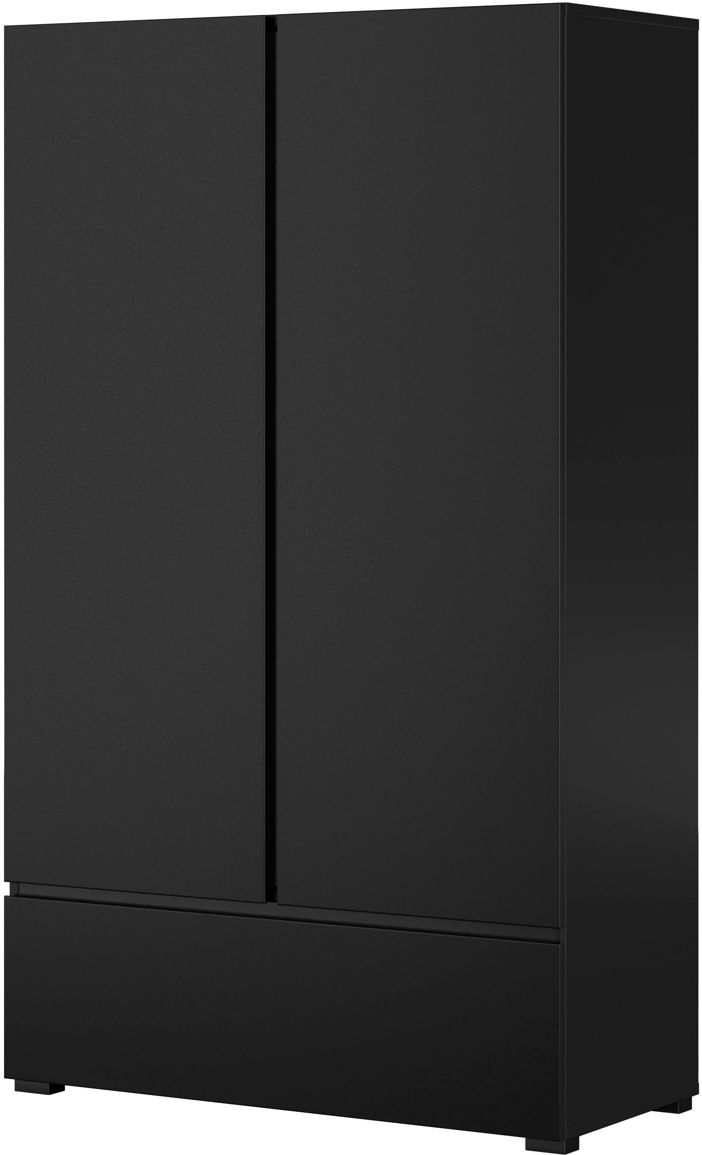 OTTO home Mehrzweckschrank Cross,Breite 89 cm, Highboard, Universalschrank, Garderobe Waescheschrank mit viel Stauraum, Einlegeböden verstellbar