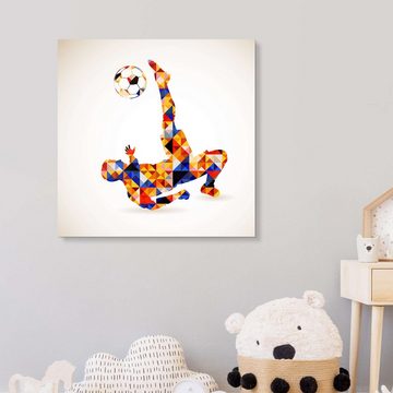 Posterlounge Acrylglasbild TAlex, Fußball Konzept, Kinderzimmer Kindermotive