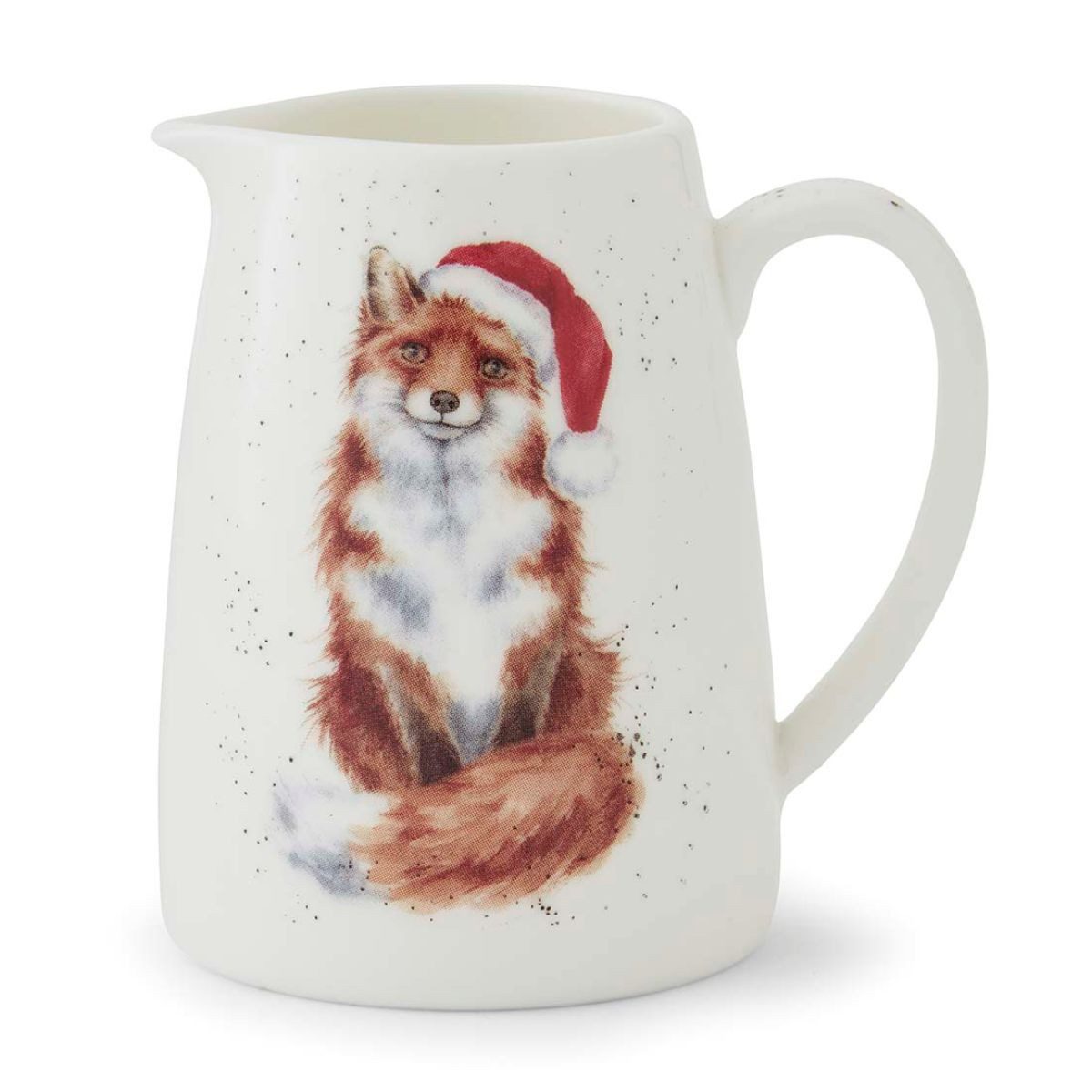 Wrendale Milchkännchen Wrendale Designs Mini Porzellan Milch-Kännchen Weihnachts-Fuchs