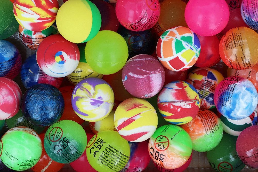 ASTRO JUMP BALL Moon Ball Hohe Springender Gummiball Elastische Kugel ASTRO JUMP BALL Moon Ball Hohe Springender Gummiball Elastische Kugel