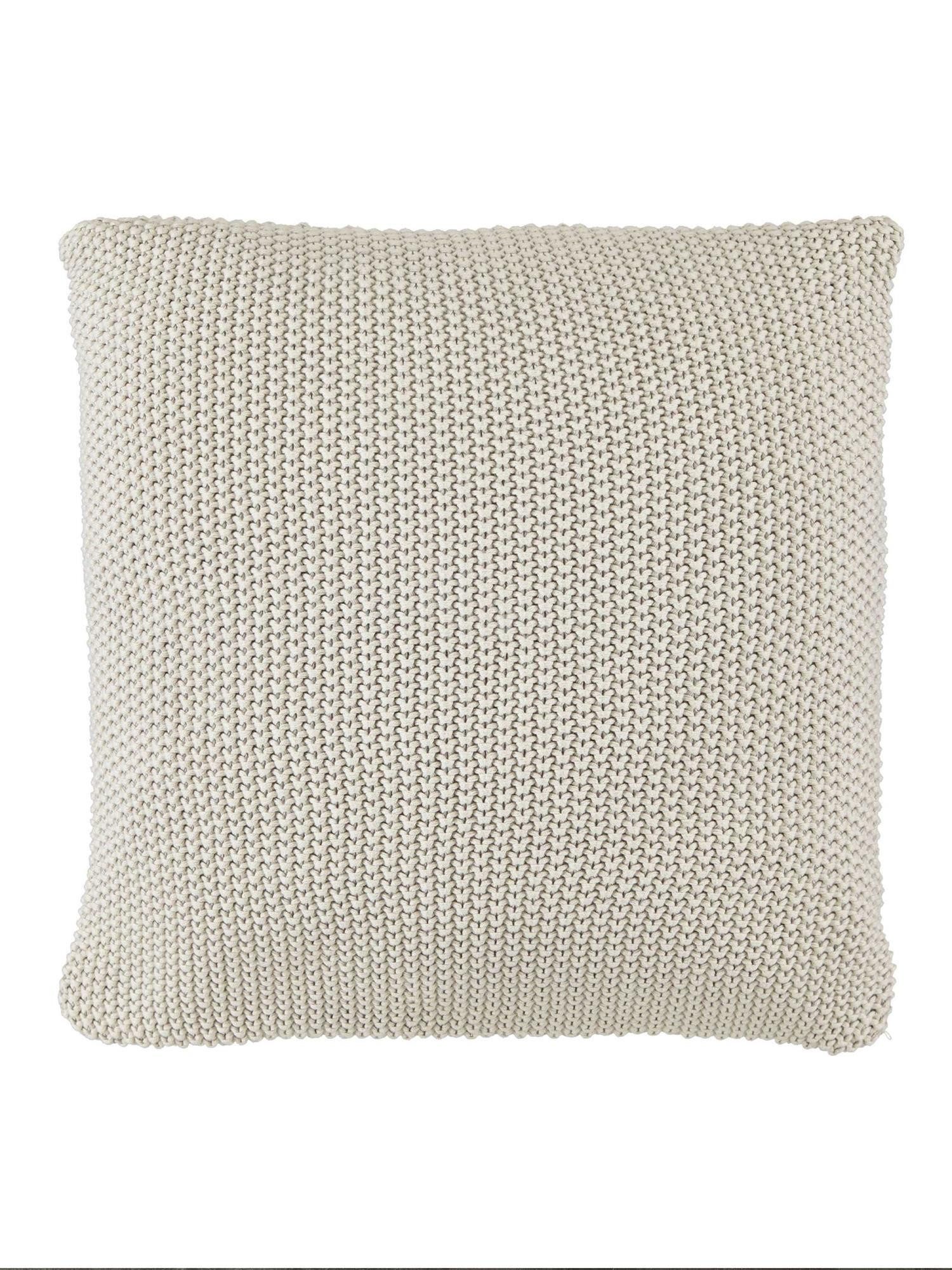 Marc O'Polo Home Dekokissen Nordic knit, aus gestrickter nachhaltiger Baumwolle