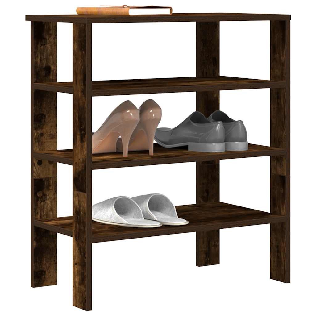 vidaXL Schuhregal Schuhregal Räuchereiche 61x32x70 cm günstig online kaufen