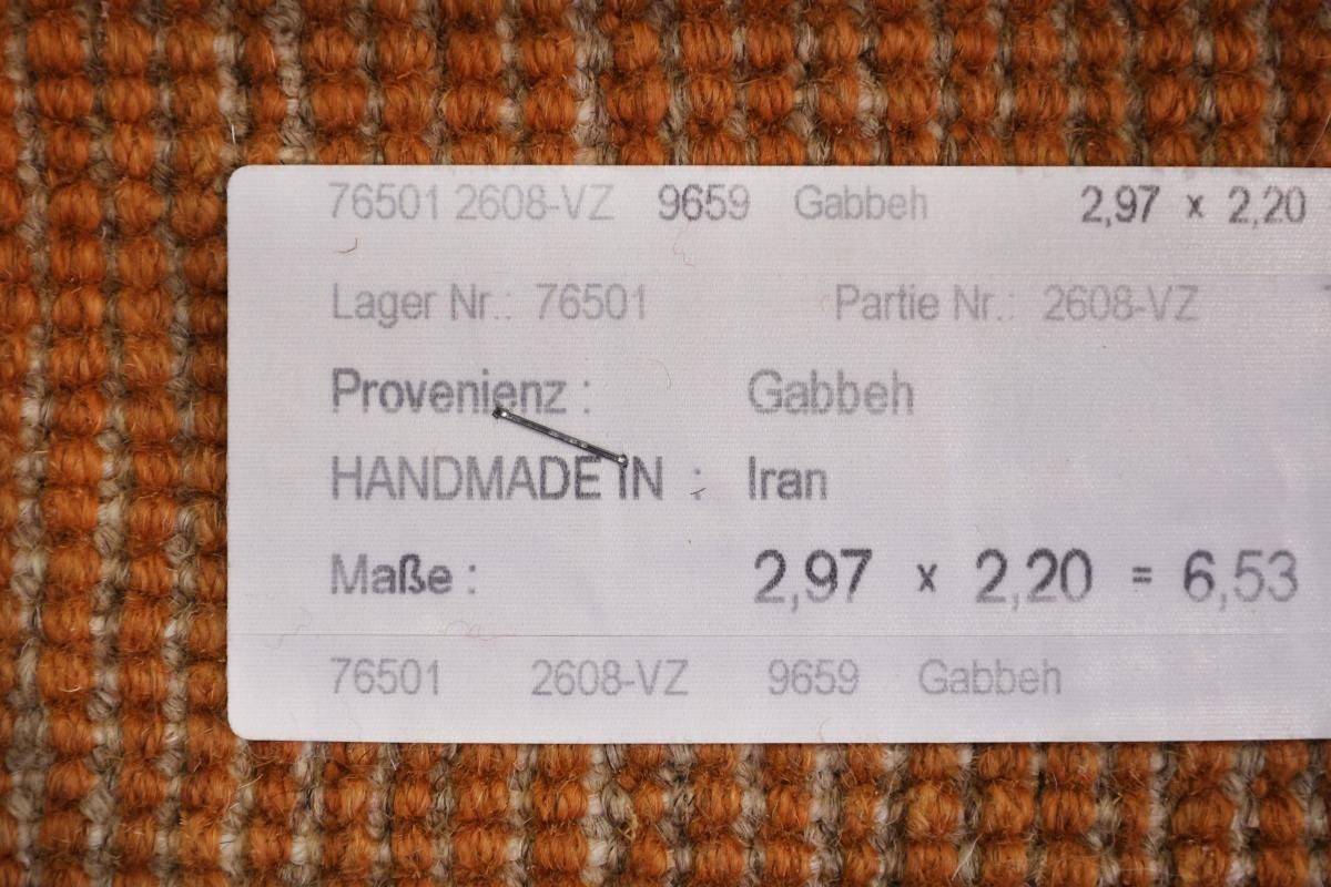 221x298 rechteckig, Loribaft Gabbeh mm Moderner 12 Handgeknüpfter Nain Orientteppich Trading, Orientteppich, Perser Höhe: