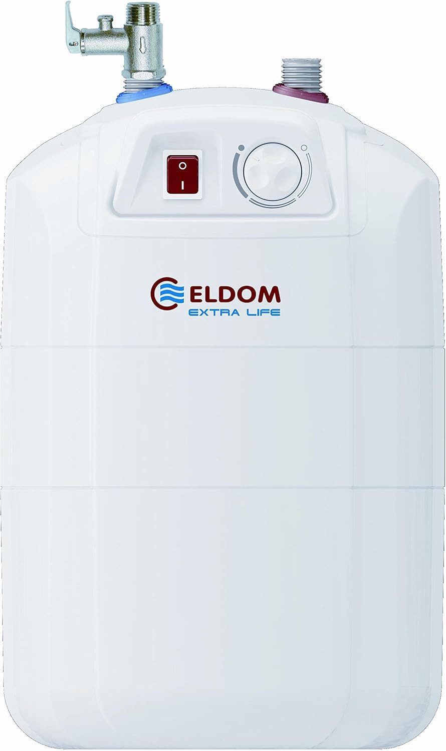 ELDOM Wandspeicher ELDOM Warmwasserspeicher druckfest 10l Untertisch