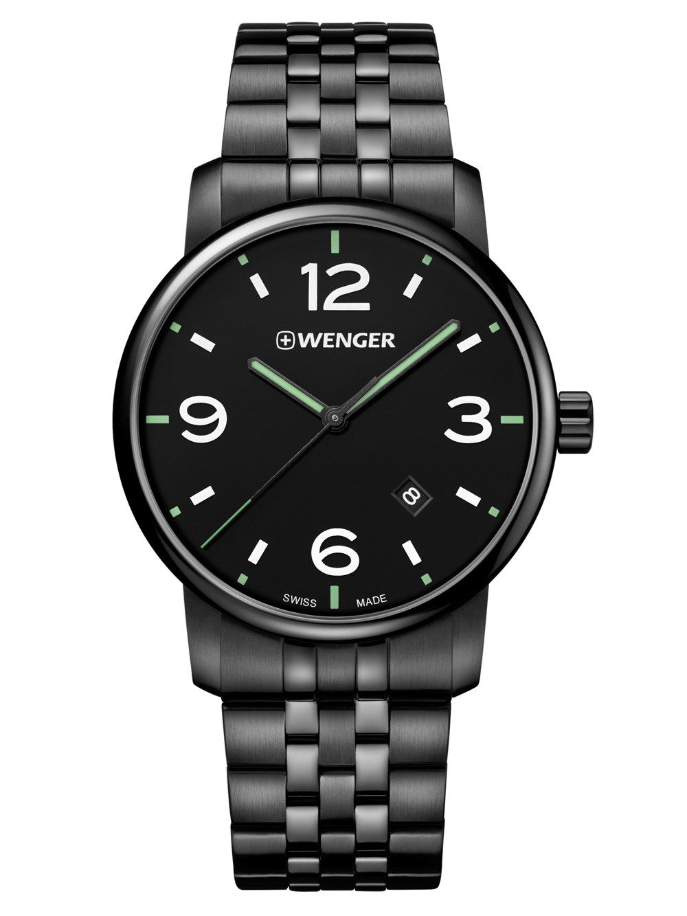 Wenger Quarzuhr Wenger 01.1741.119 Urban Metropolitan Herrenuhr 42mm 10ATM Wenger 01.1741.119 Urban Metropolitan Herrenuhr 42mm 10ATM