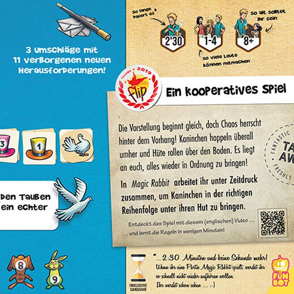 Funbot Spiel Magic Rabbit - Empfehlungsliste Spiel des Jahres 2022