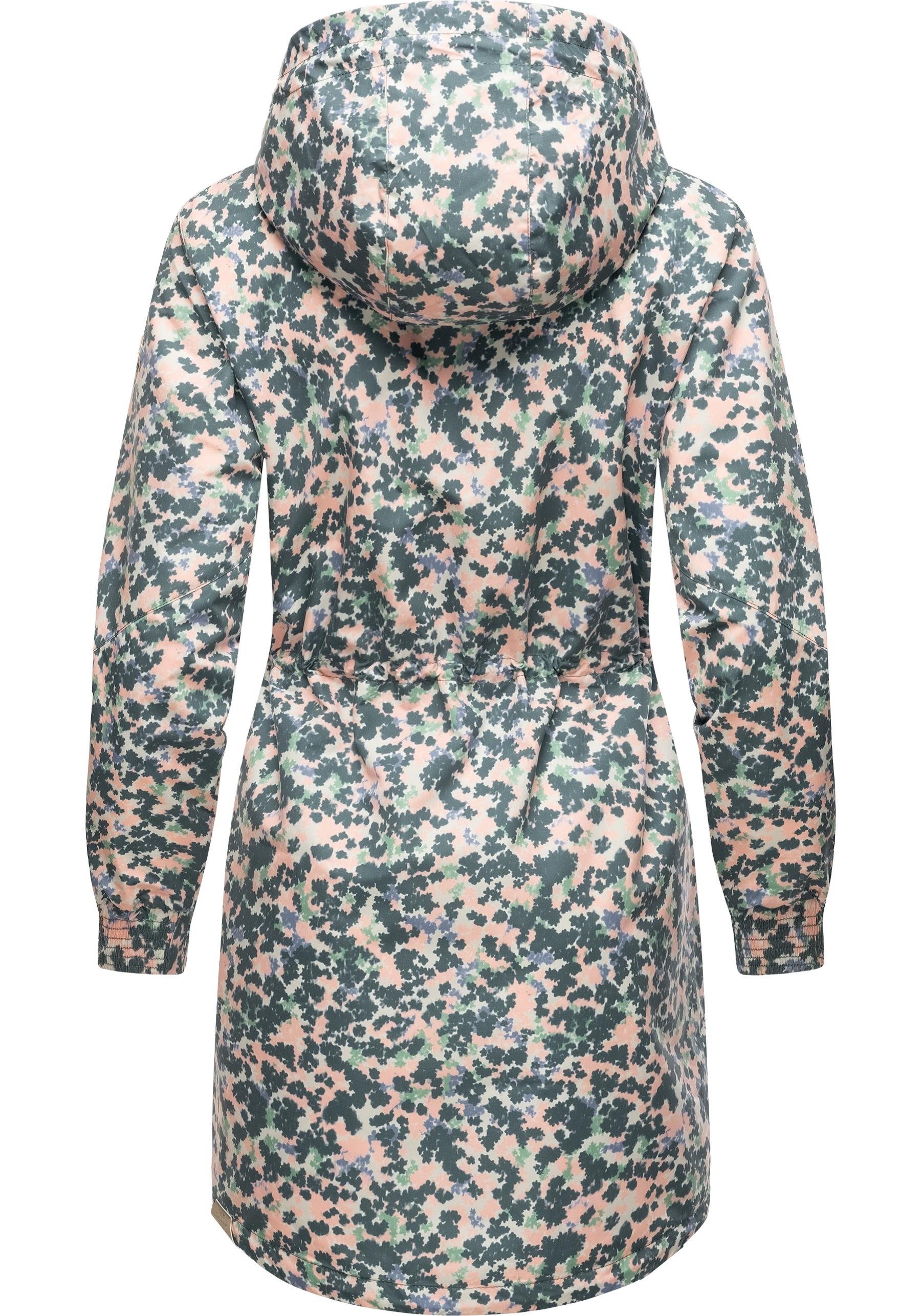 Bronja Übergangsmantel Outdoorjacke Print mit Print coolem Ragwear stylischer